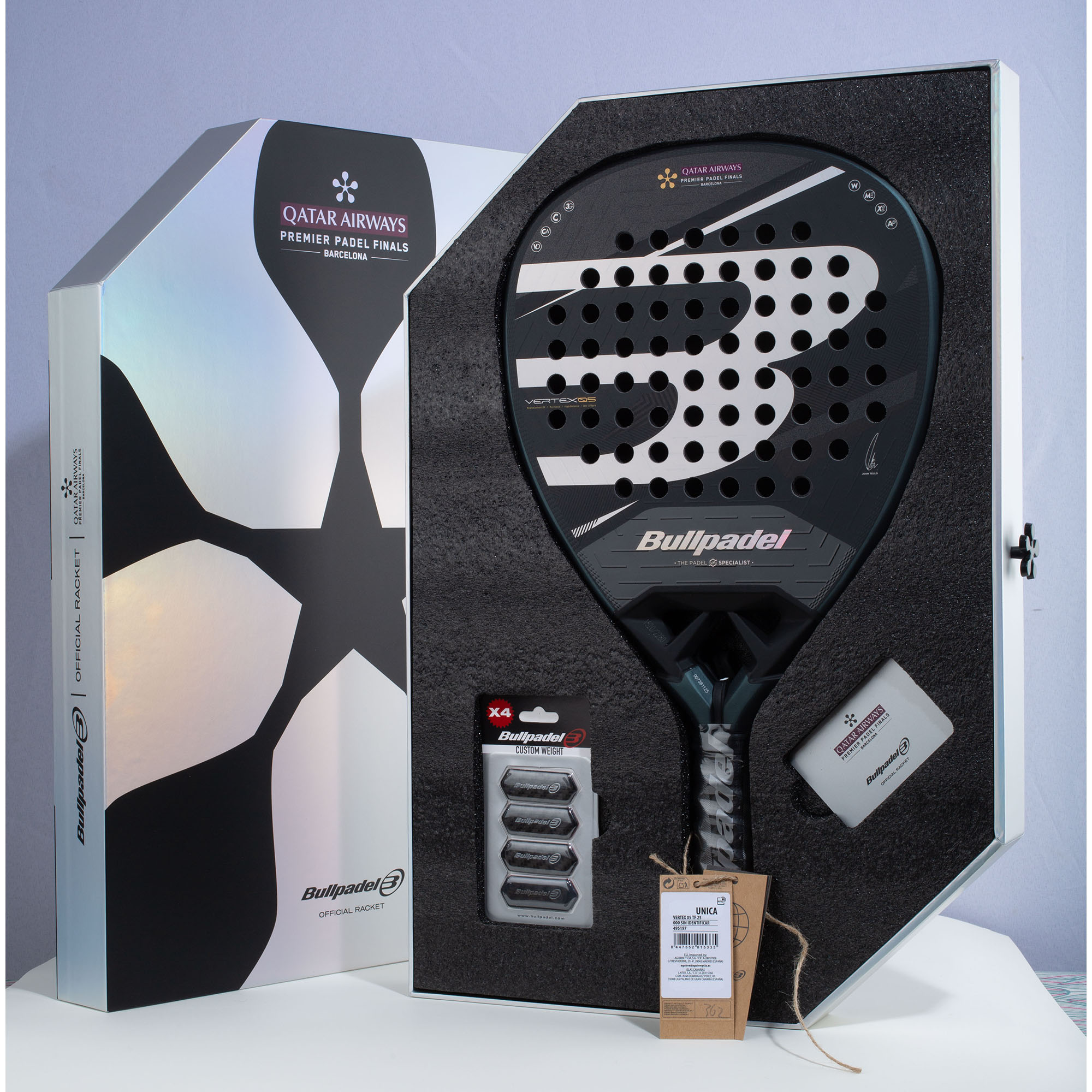 Raquete de Padel Vertex 05 Tour final 2025 Preto-7