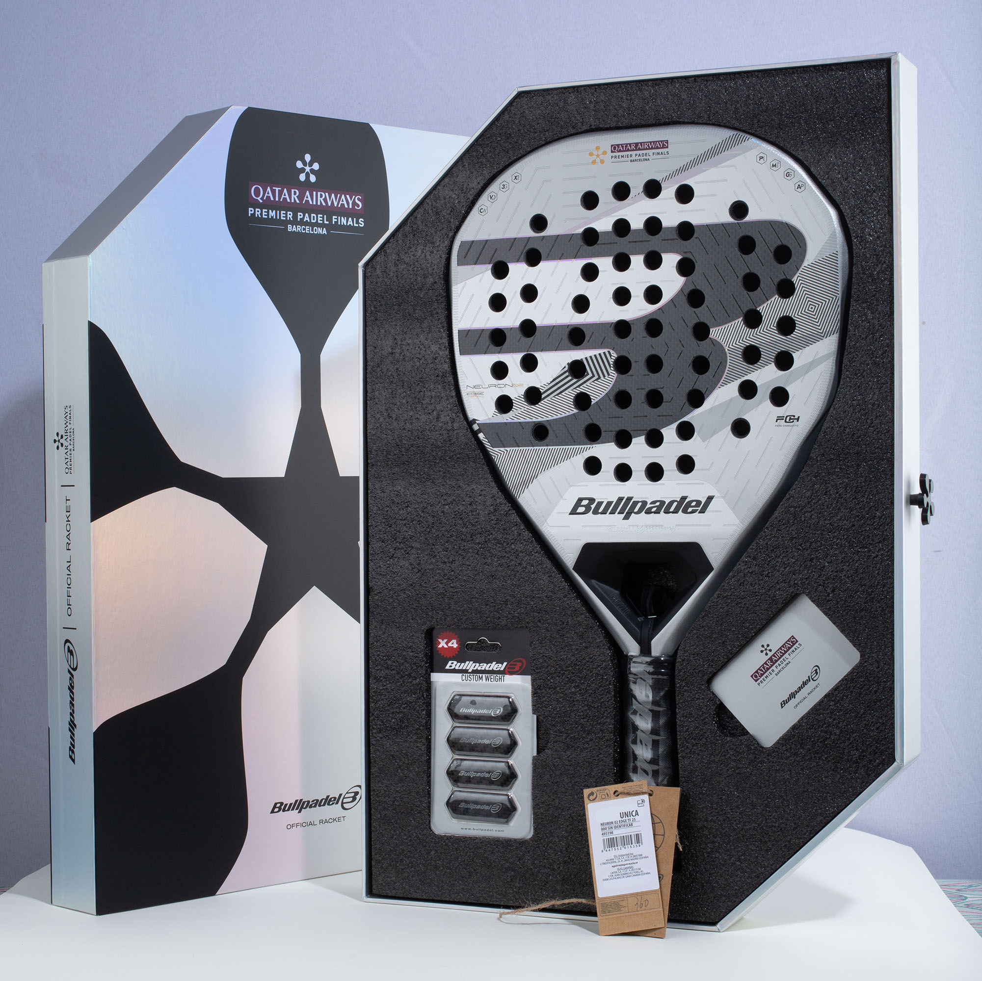 Raquete de Padel Neuron 02 Edge Tour final 2025 Preto-7