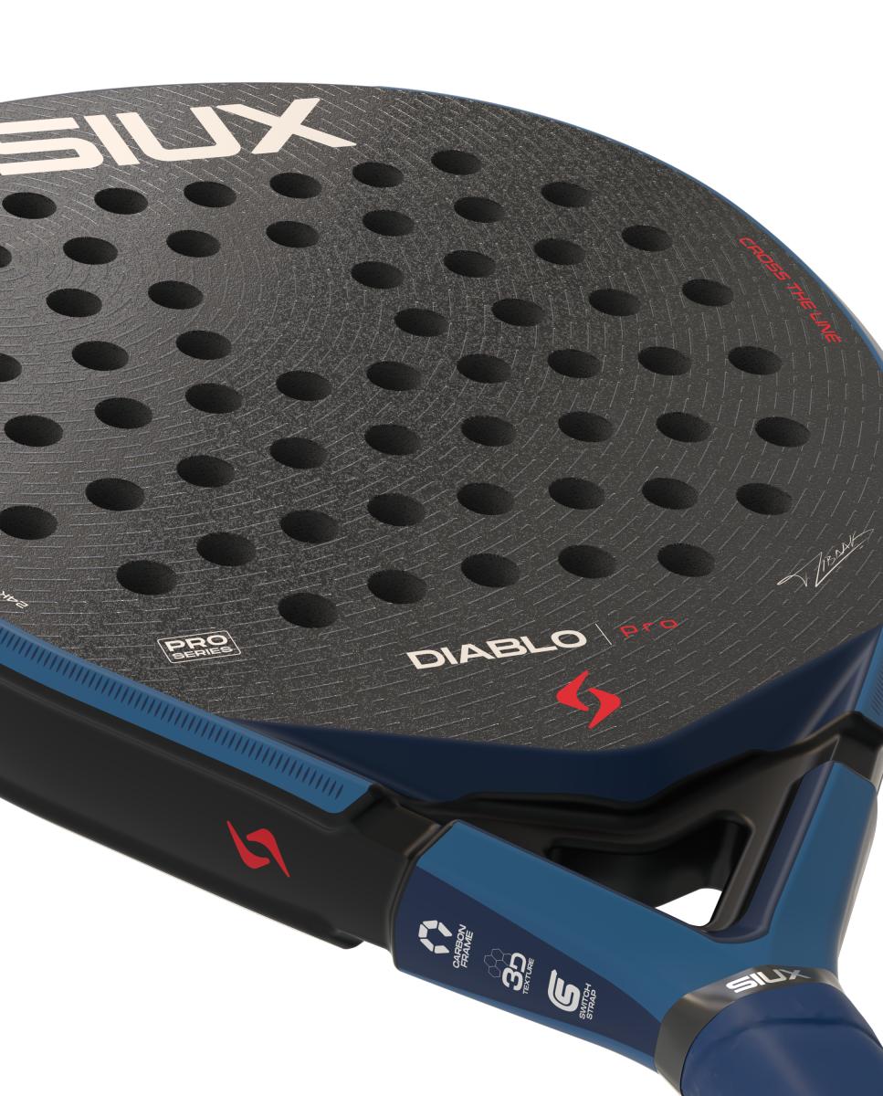 Raquete de Padel Diablo Pro 2026 Azul / Preto-4