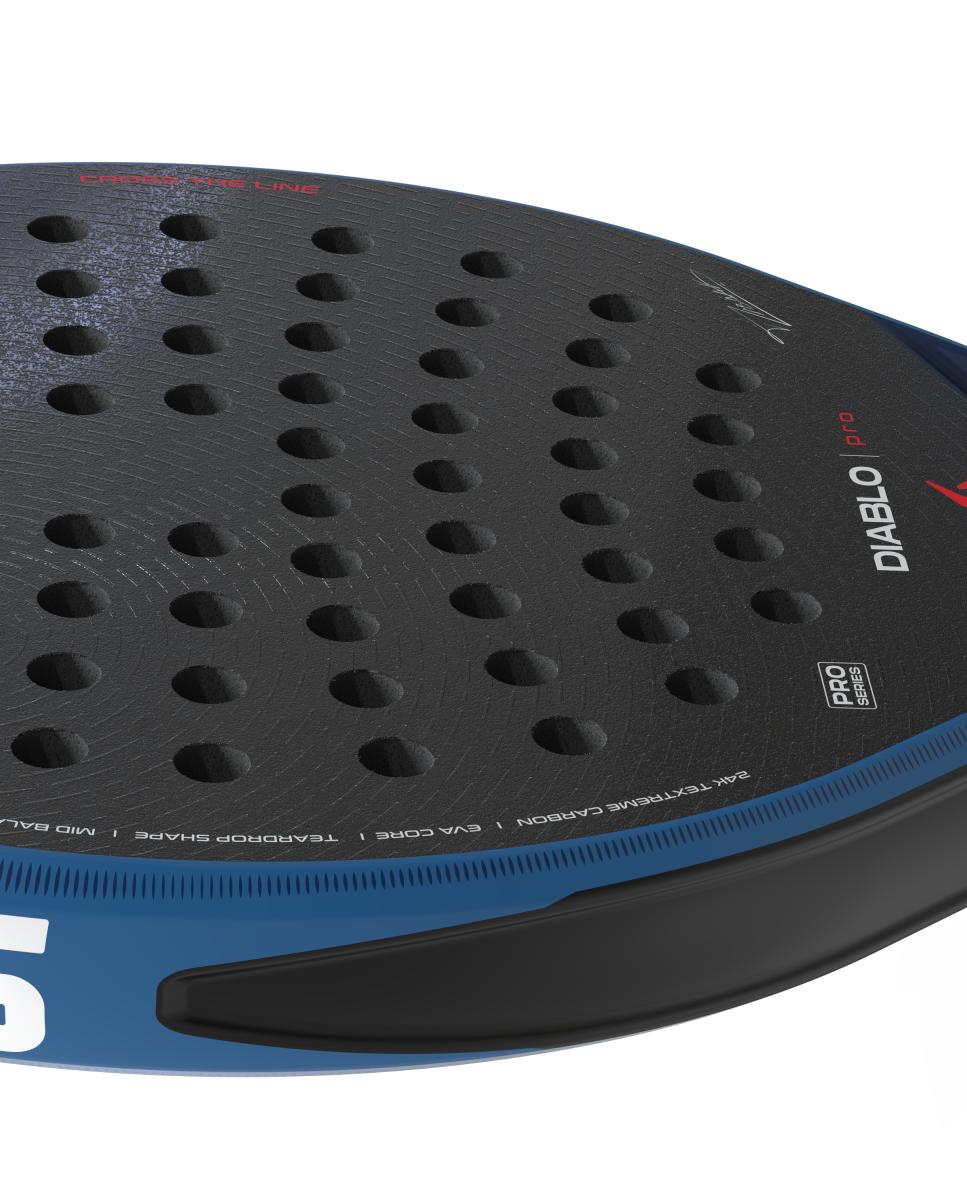 Raquete de Padel Diablo Pro 2026 Azul / Preto-5