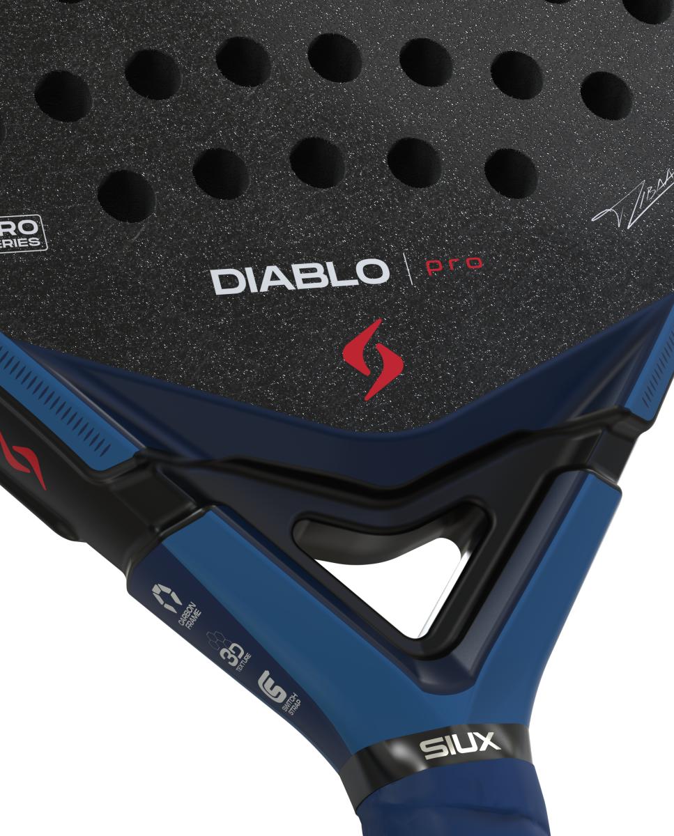 Raquete de Padel Diablo Pro 2026 Azul / Preto-6