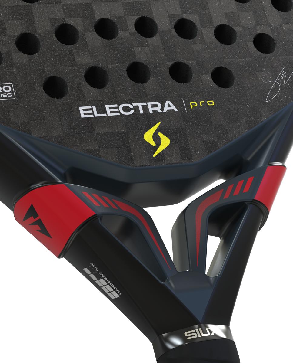 Raquete de Padel Electra Pro 2026 Siux Preto / Vermelho-6