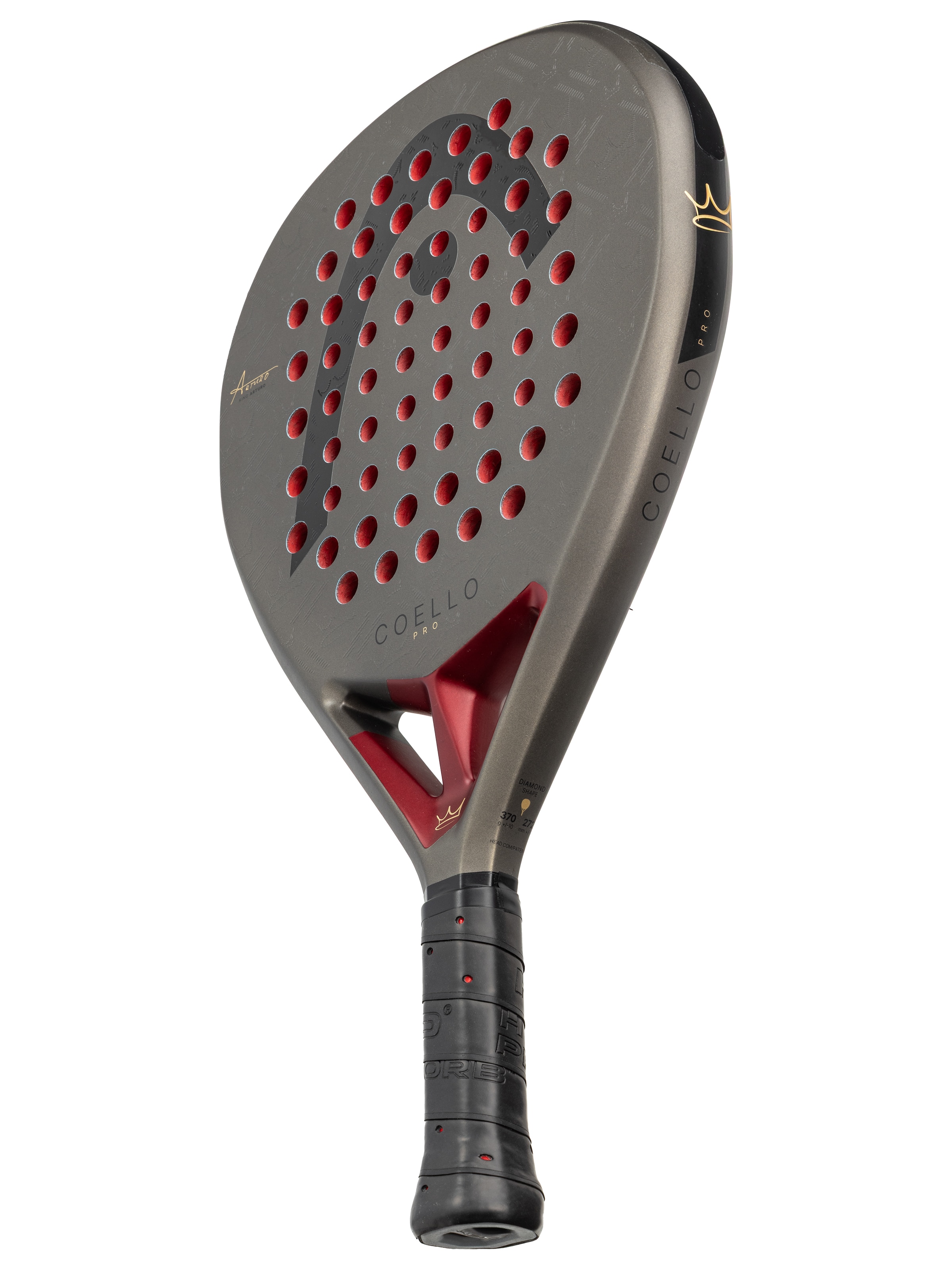 Raquete de Padel Coello Pro 2026 Cinzento Antracite-3