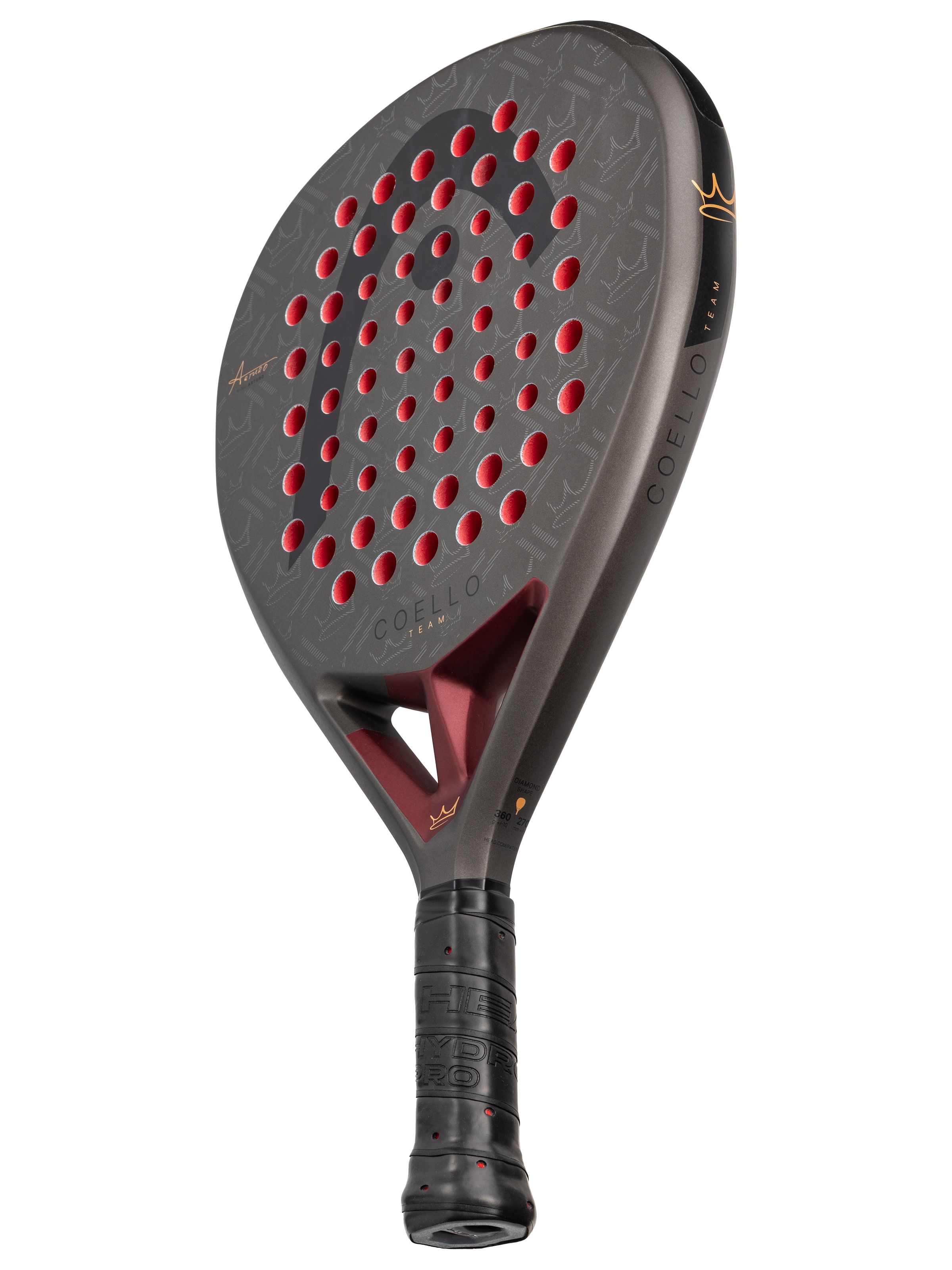 Raquete de Padel Coello Team 2026 Cinzento Antracite-3