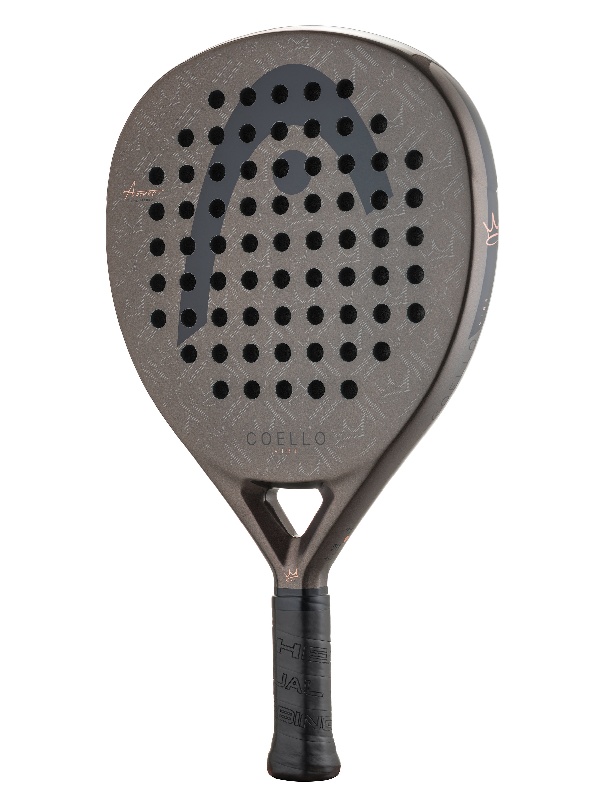 Raquete de Padel Coello Vibe 2026 Cinzento Antracite-2