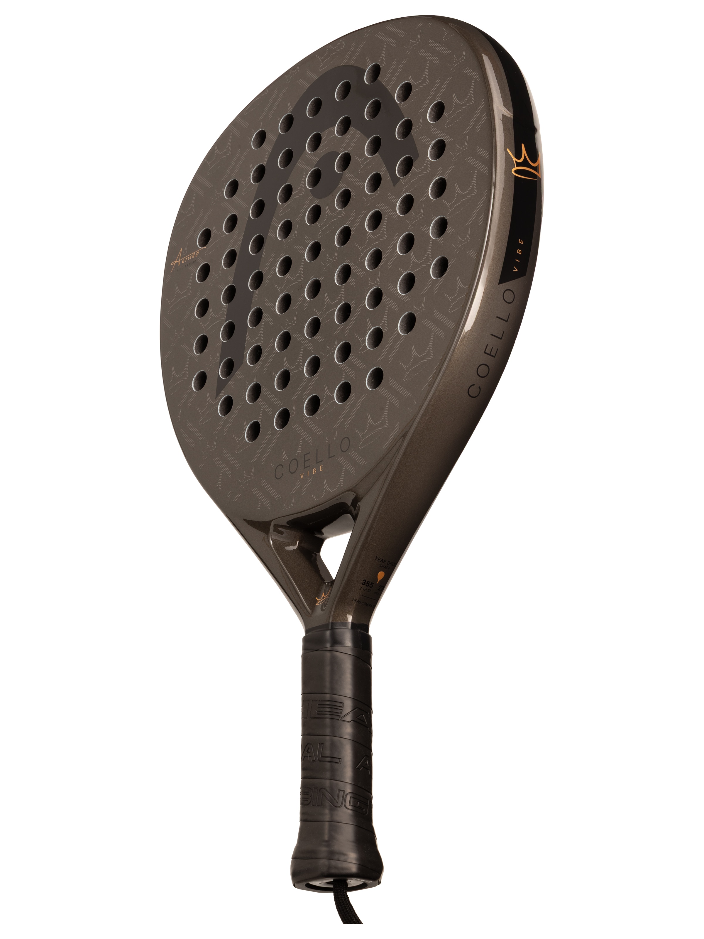 Raquete de Padel Coello Vibe 2026 Cinzento Antracite-3