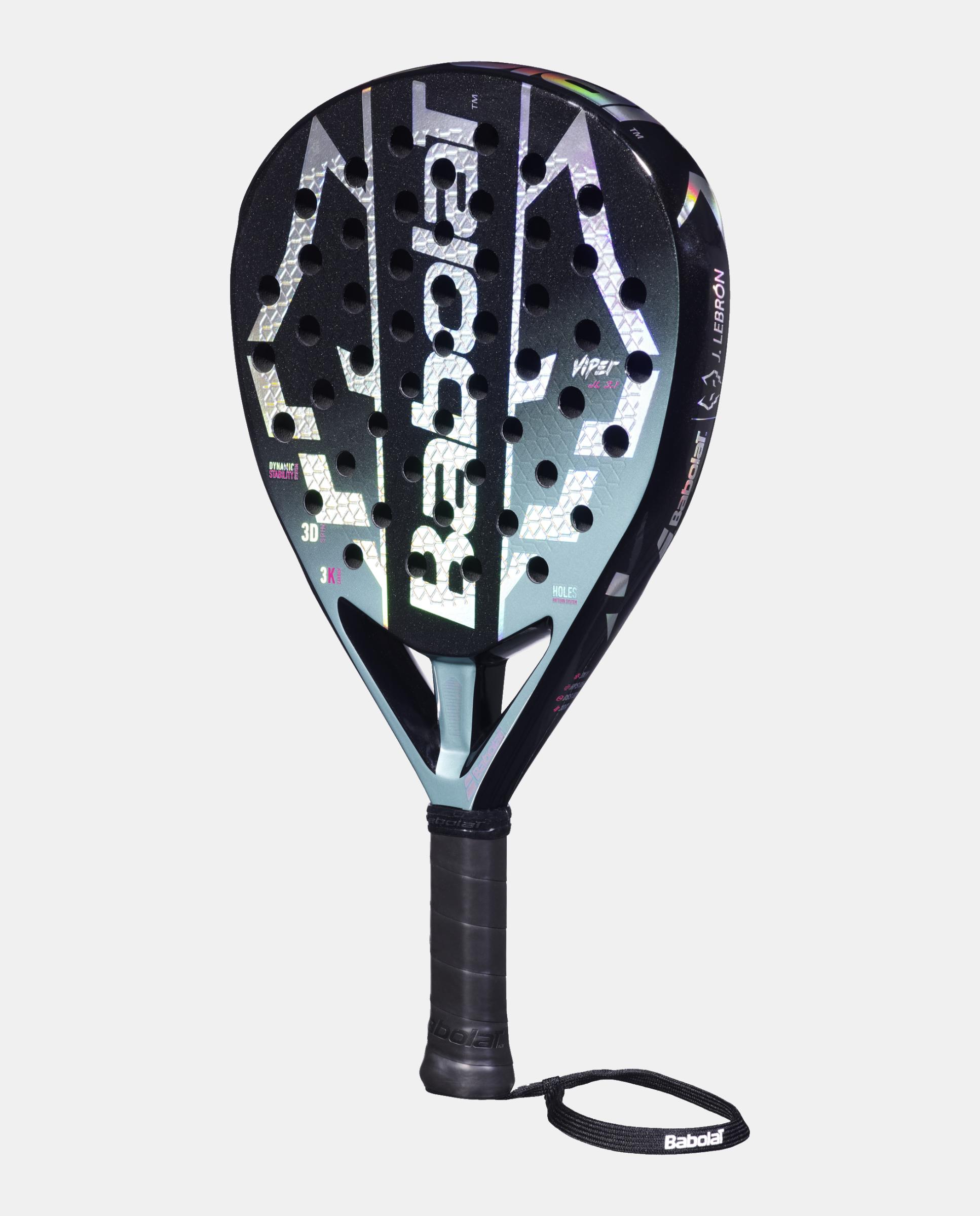 Pala de pádel VIPER JUAN LEBRON 3.1 Babolat - Negro / Morado Negro / Morado-3