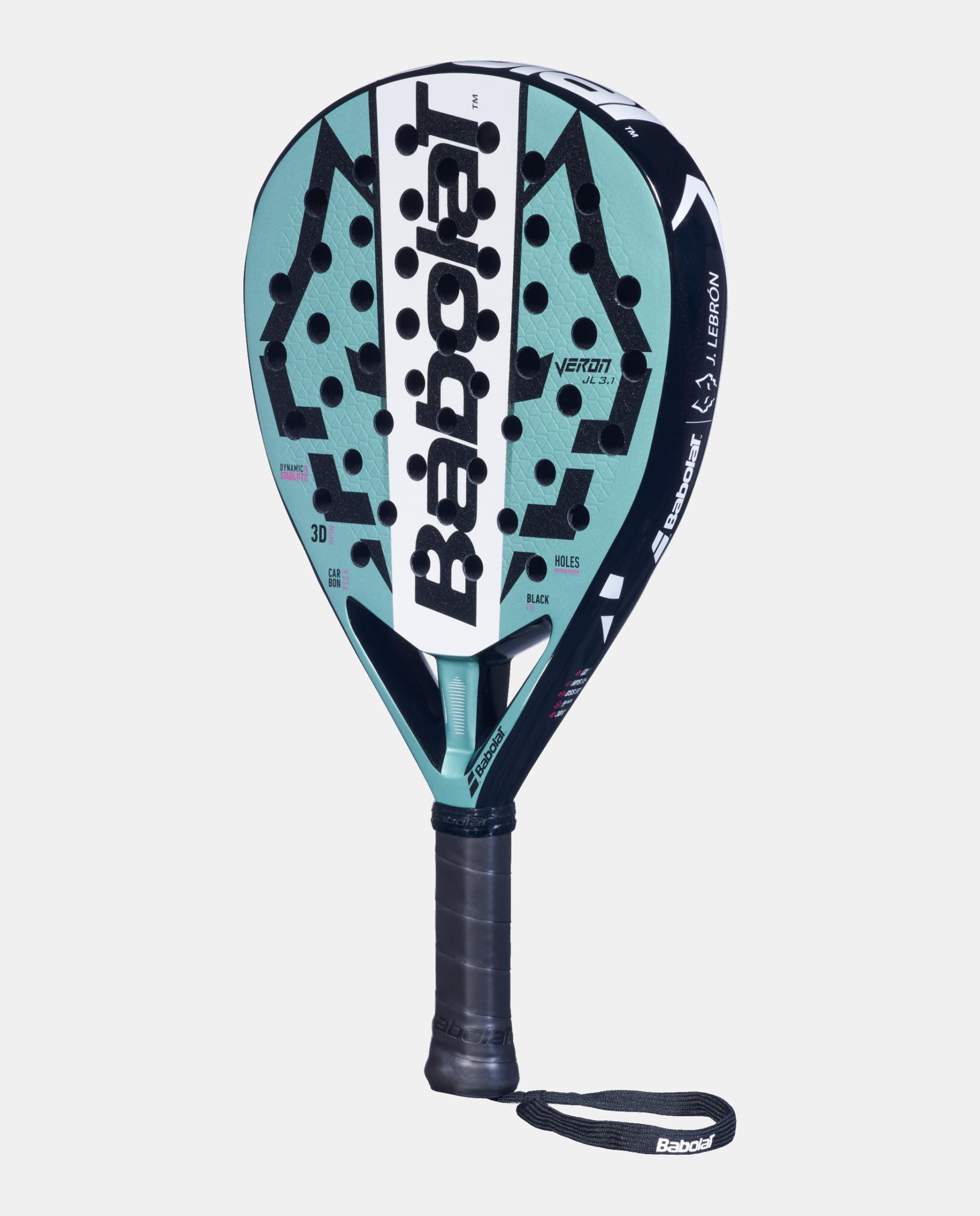 Pala de pádel VERON JUAN LEBRON 3.1 Babolat - Verde / Negro Verde / Negro-2