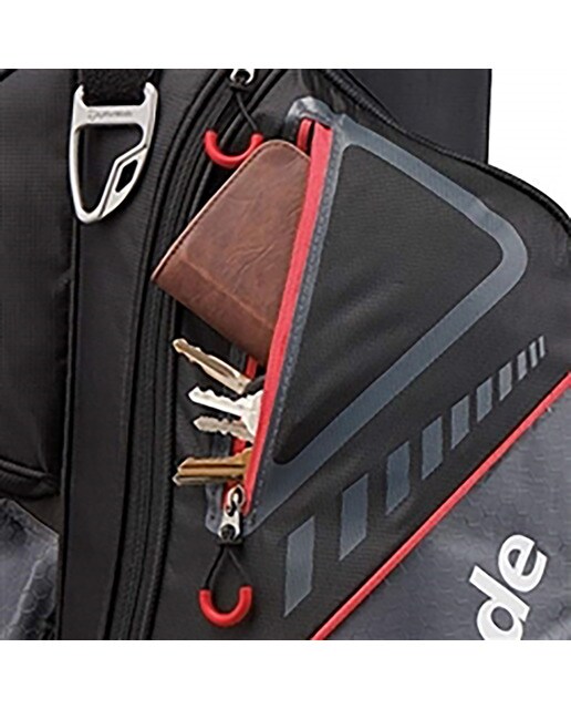 Saco Tipo Trolley Select Plus Cart Bag Preto / Vermelho-3
