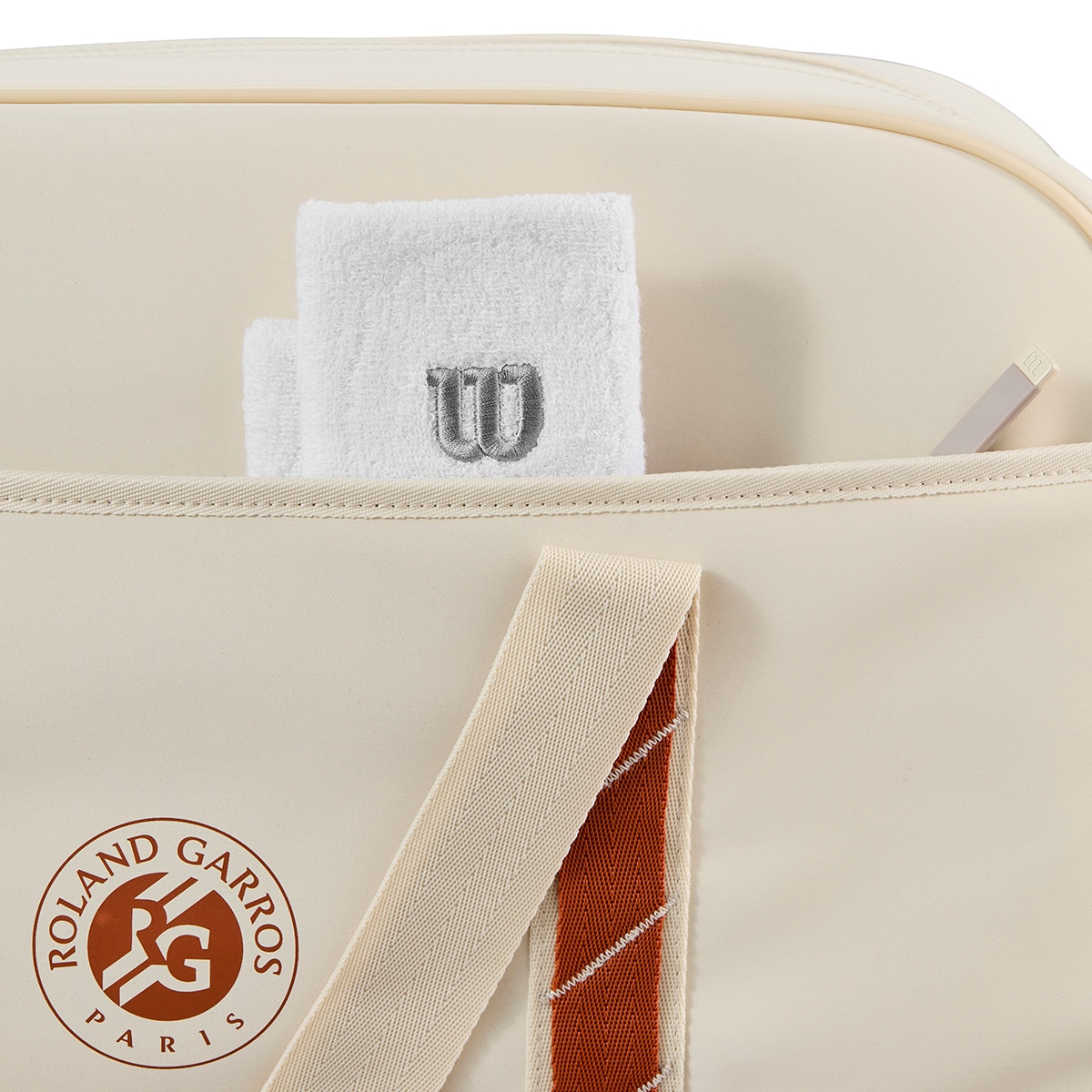 Saco Duffel Roland Garros Small Duffel Creme-2