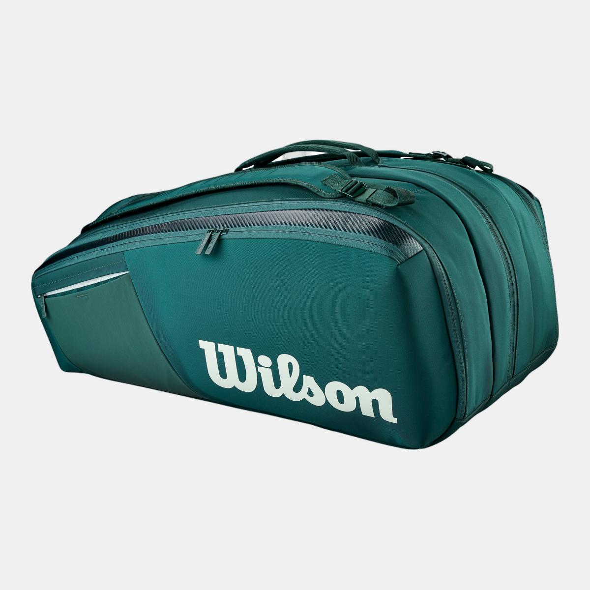 Bolsa de Ténis Blade V10 15 Raquetes Wilson Verde-2