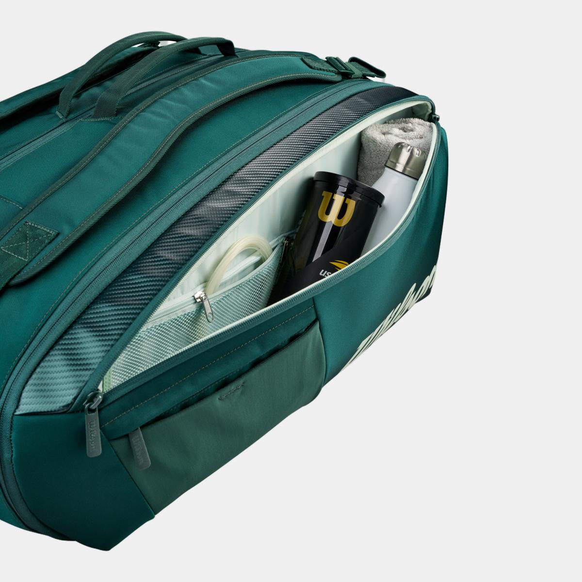 Bolsa de Ténis Blade V10 15 Raquetes Wilson Verde-5