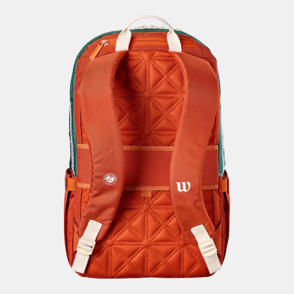 Mochila de Tenis Roland Garros Wilson Bege / Verde-2