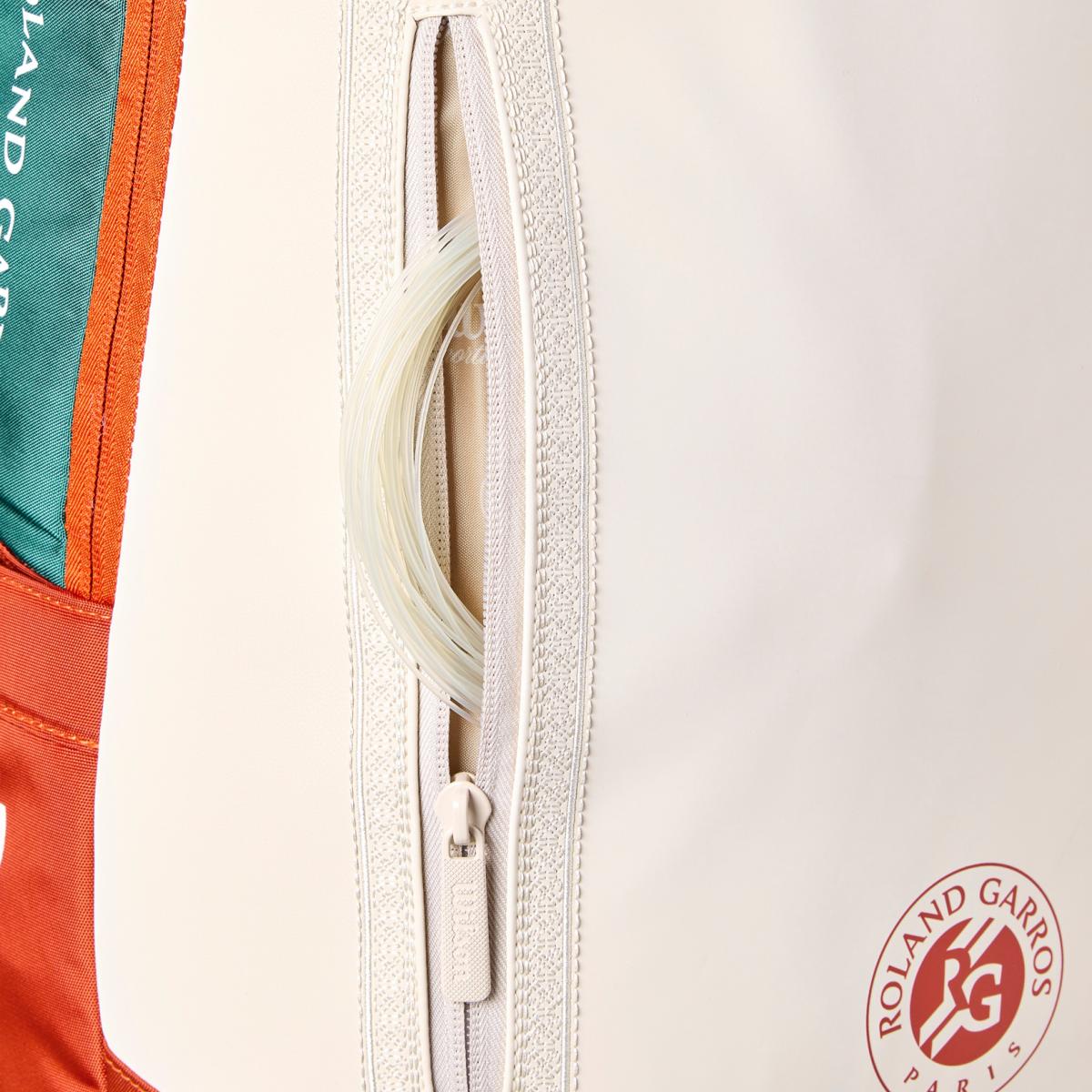 Mochila de Tenis Roland Garros Wilson Bege / Verde-5