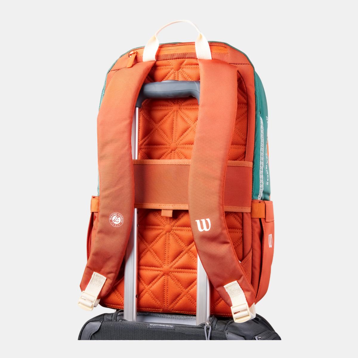 Mochila de Tenis Roland Garros Wilson Bege / Verde-6