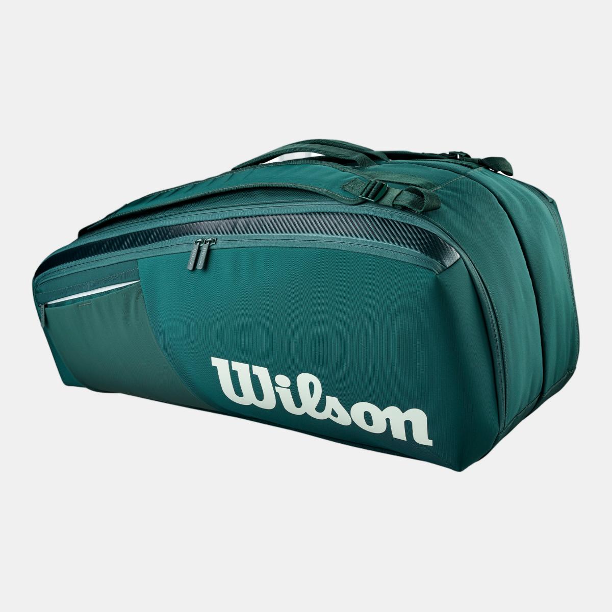 Bolsa de Ténis Blade V10 9 Raquetes Wilson Verde-2