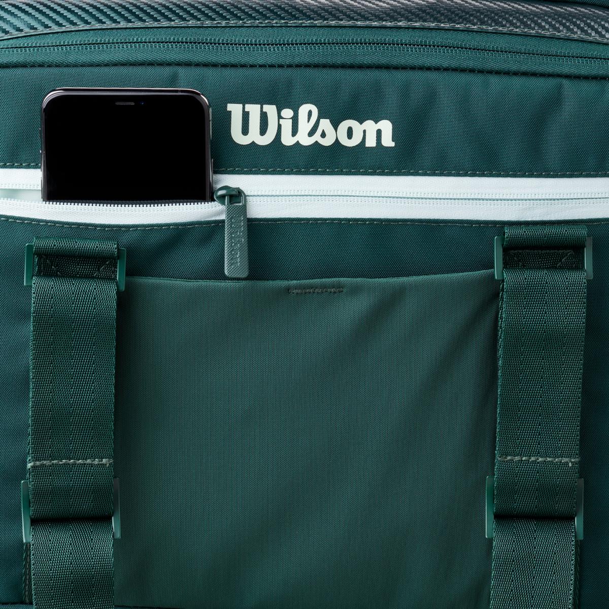 Saco de ténis Blade V10 da Wilson Verde-3