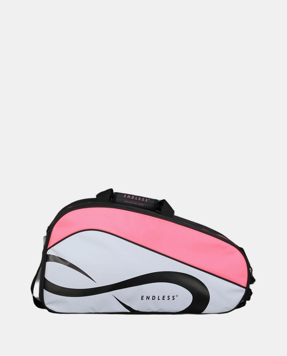 Saco de raquetes Icon Endless Branco / Rosa-1