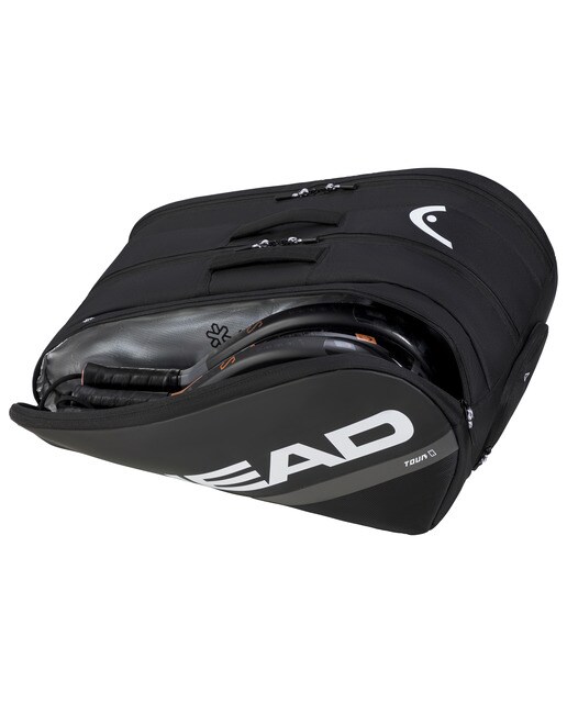 Saco de Raquetes Tour Padel Bag L Preto / Branco-2