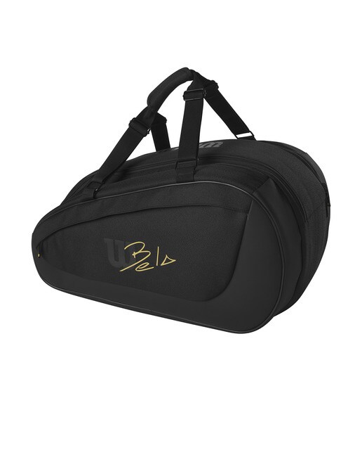 Mochila de Raquetes Bela Super Tour Padel Black Dourado-1