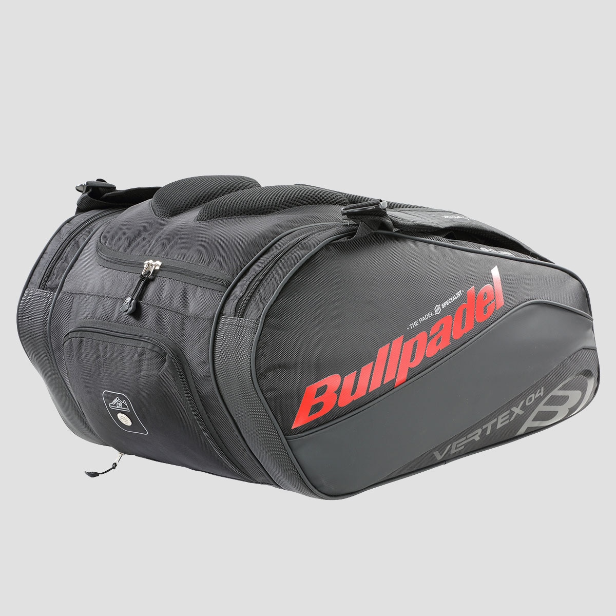 Saco de Raquetes de Padel de Homem BPP24001 VERTEX Preto / Vermelho-2