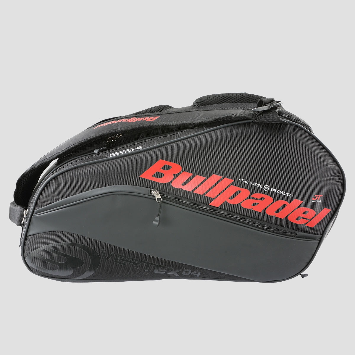 Saco de Raquetes de Padel de Homem BPP24001 VERTEX Preto / Vermelho-3