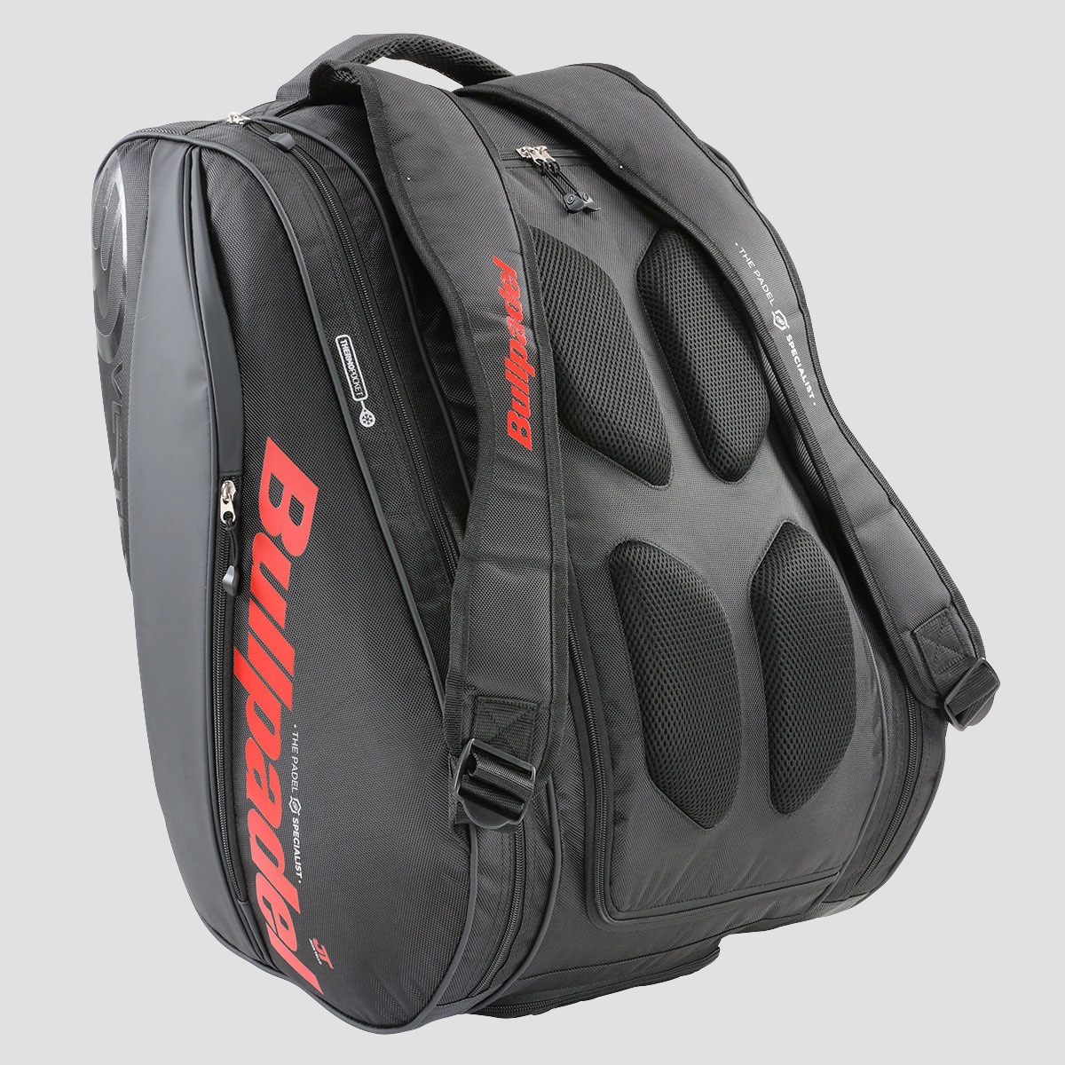 Saco de Raquetes de Padel de Homem BPP24001 VERTEX Preto / Vermelho-5