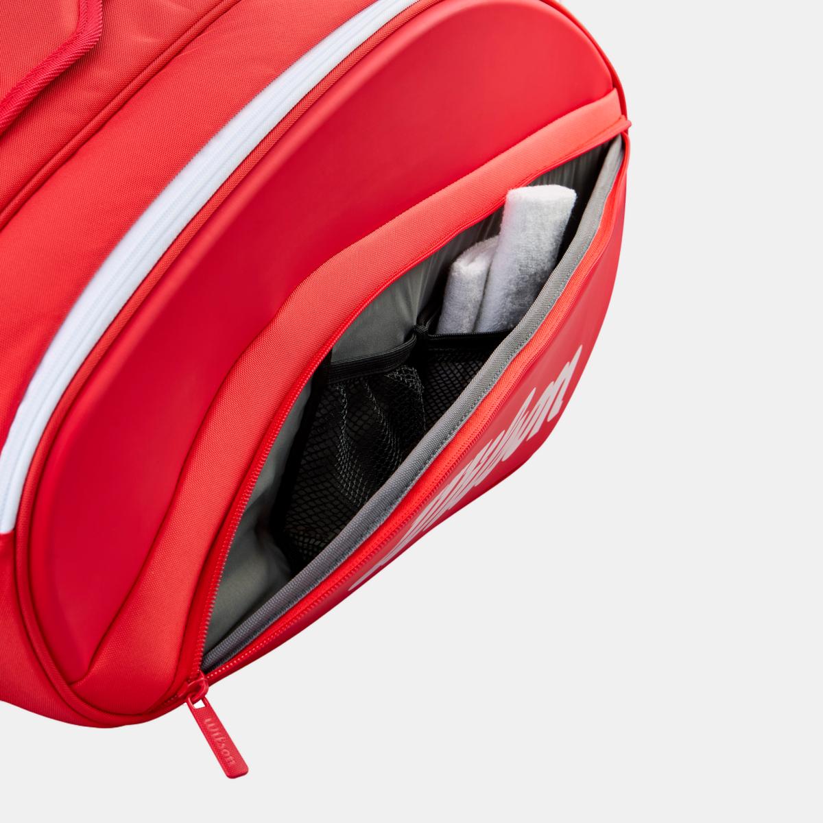 Bolsa De Padel Super Tour Red Wilson Vermelho-5