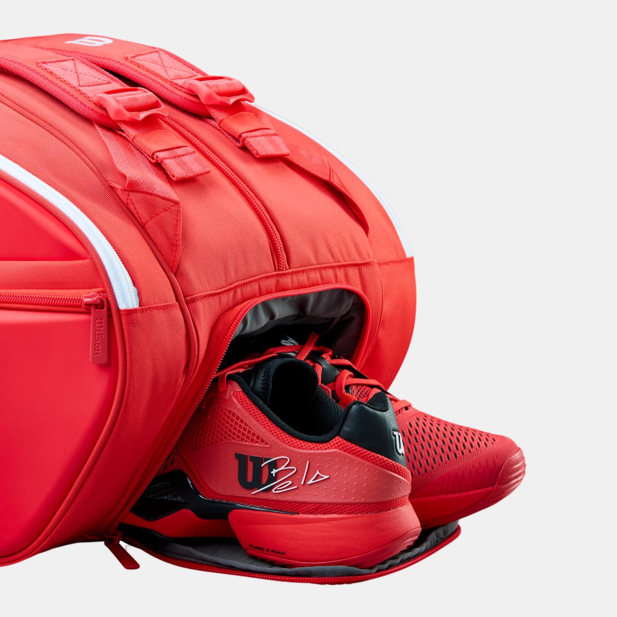 Bolsa De Padel Super Tour Red Wilson Vermelho-7