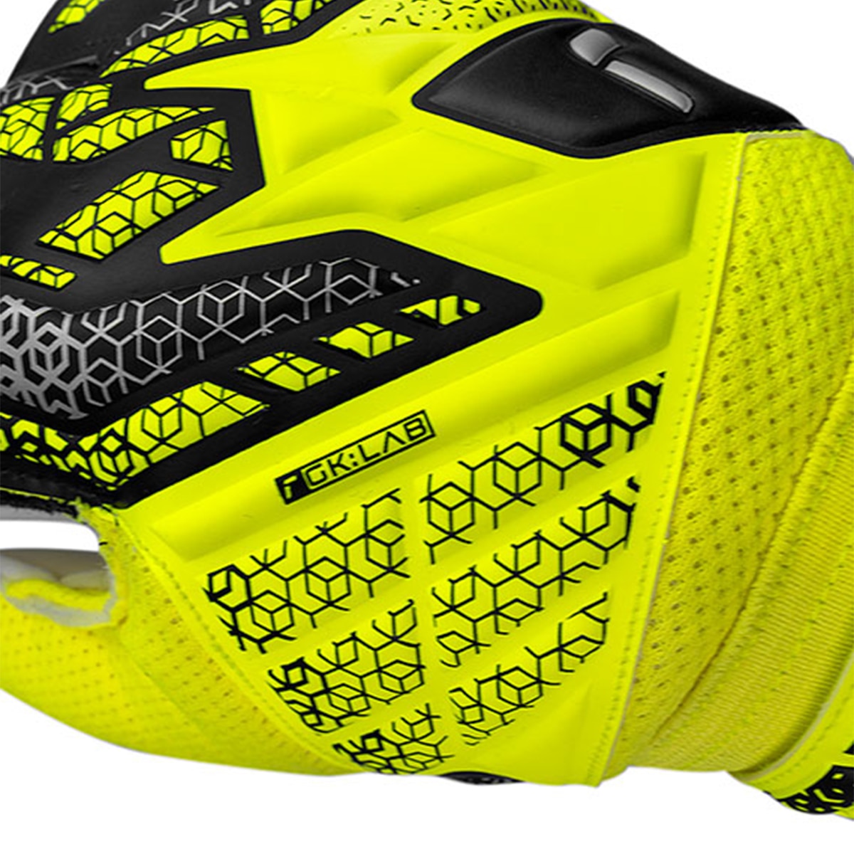 Luvas de Guarda-Redes de Adulto Attrakt Solid Amarelo / Cinzento-5