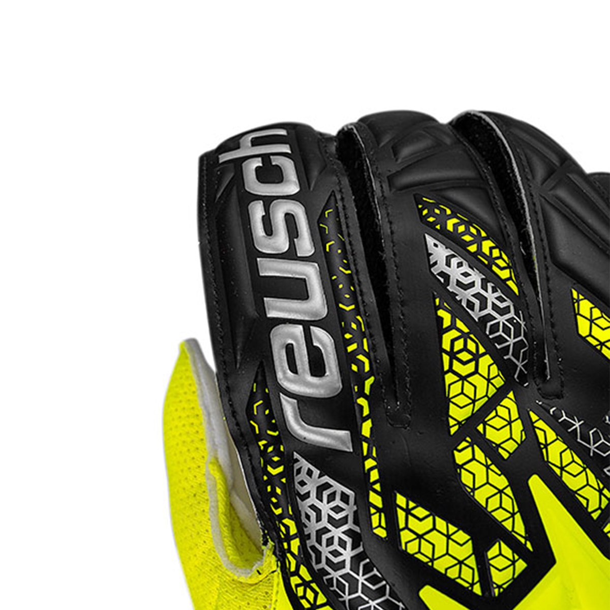 Luvas de Guarda-Redes de Adulto Attrakt Solid Amarelo / Cinzento-6