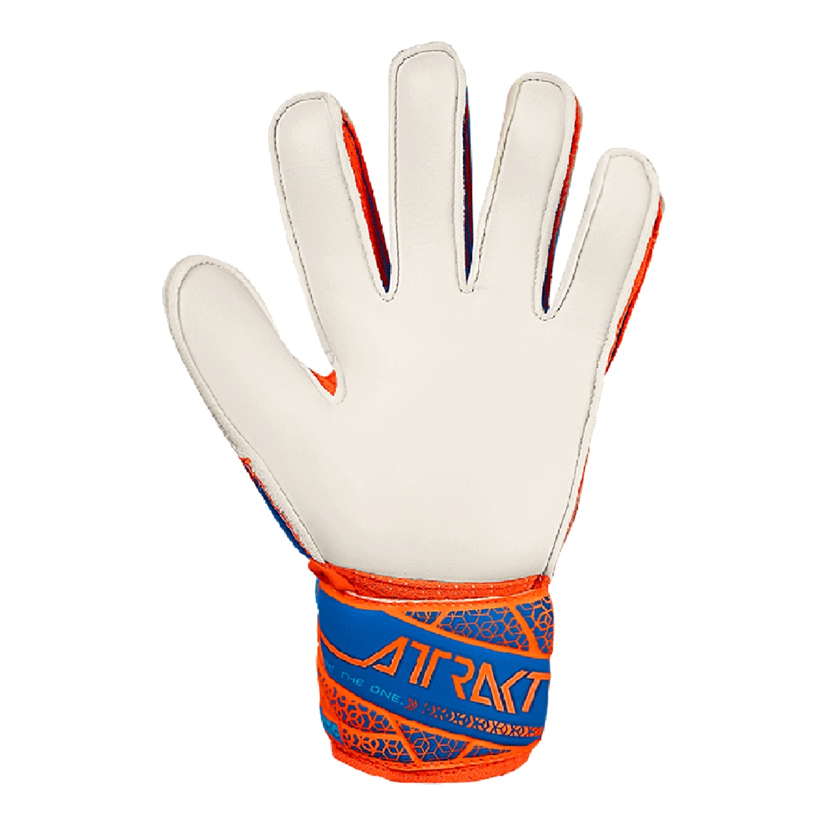 Luvas de Guarda-Redes de Menino Attrakt Solid Laranja / Azul-2