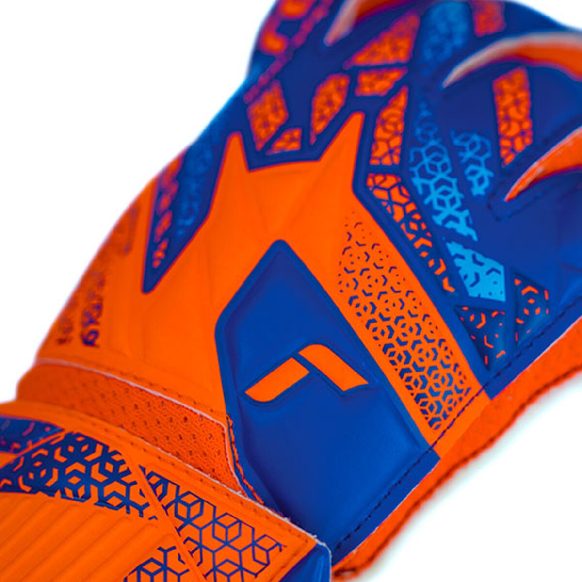 Luvas de Guarda-Redes de Menino Attrakt Solid Laranja / Azul-5