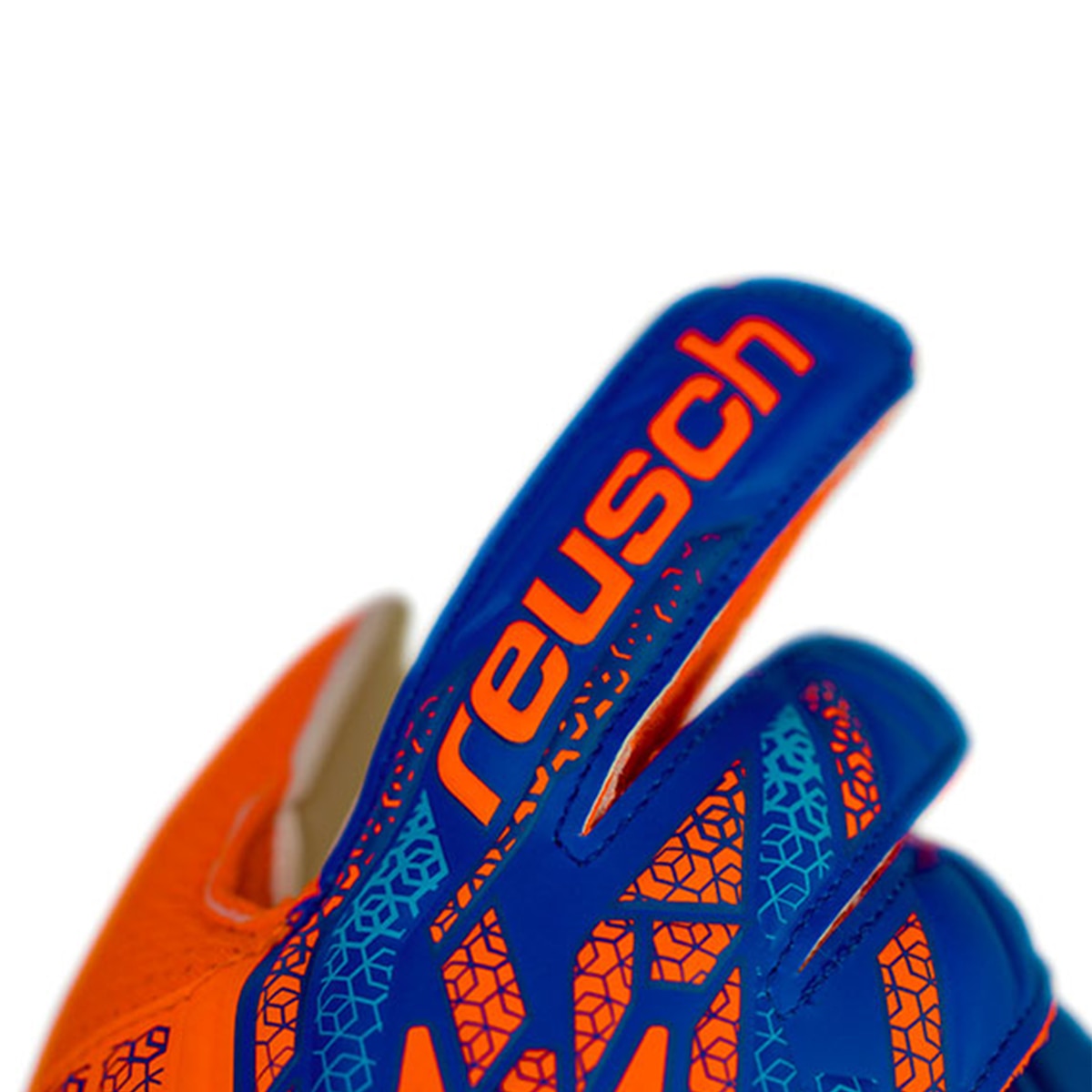 Luvas de Guarda-Redes de Menino Attrakt Solid Laranja / Azul-6