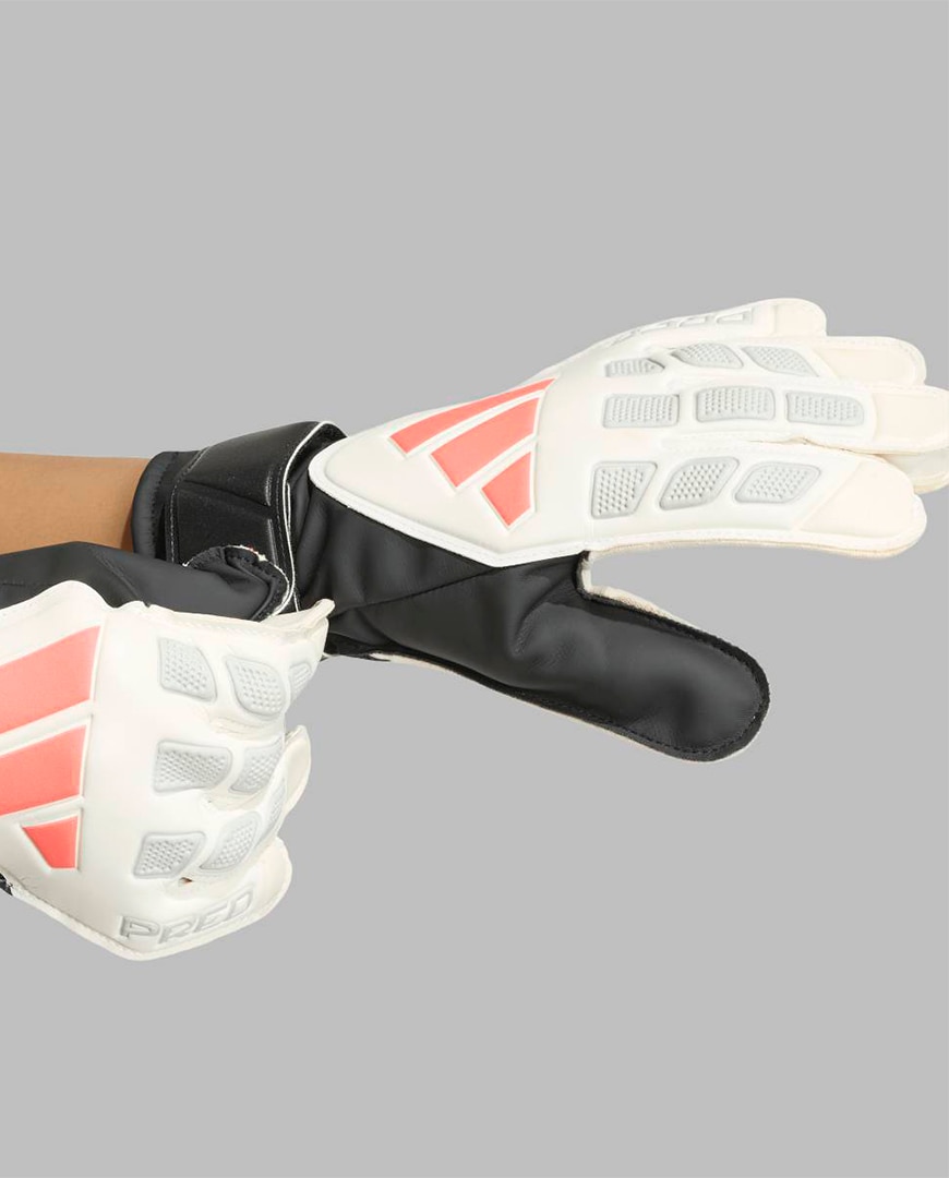 Luvas de Guarda-Redes de Criança Predator Training Branco / Vermelho-4