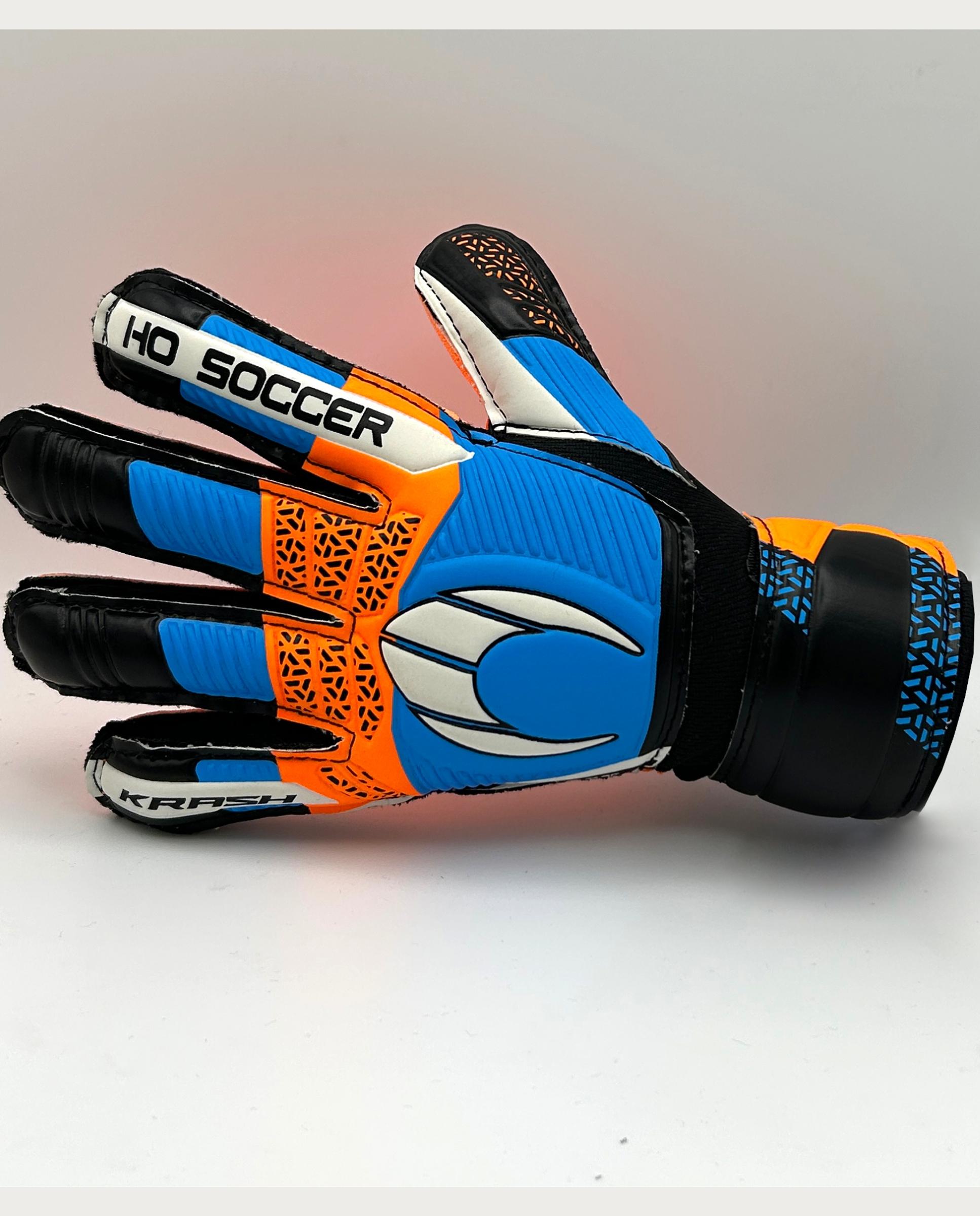 Guantes de portero de Niño KRASH FIRST Ho Soccer - Negro / Naranja Negro / Naranja-3