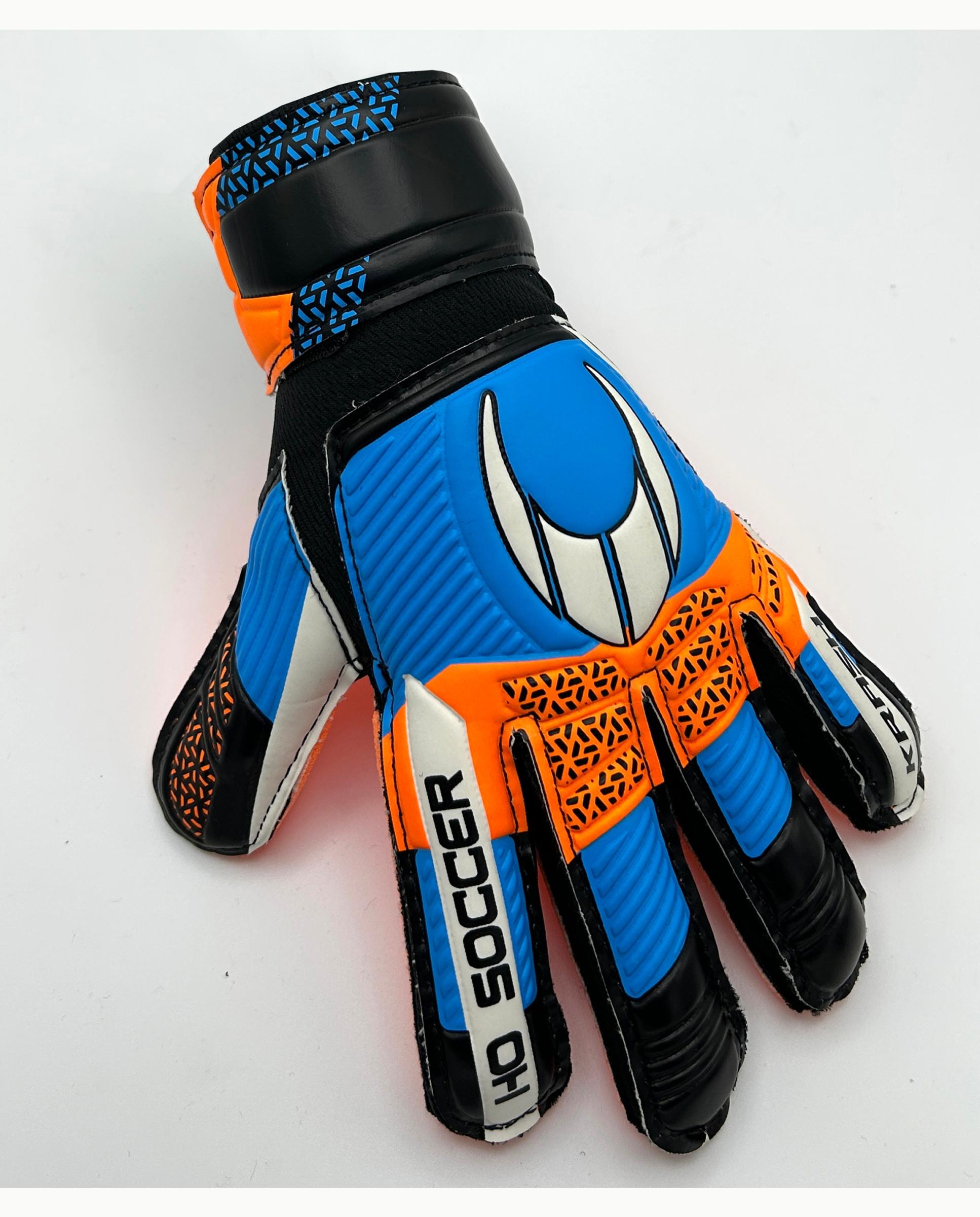 Guantes de portero de Niño KRASH FIRST Ho Soccer - Negro / Naranja Negro / Naranja-4