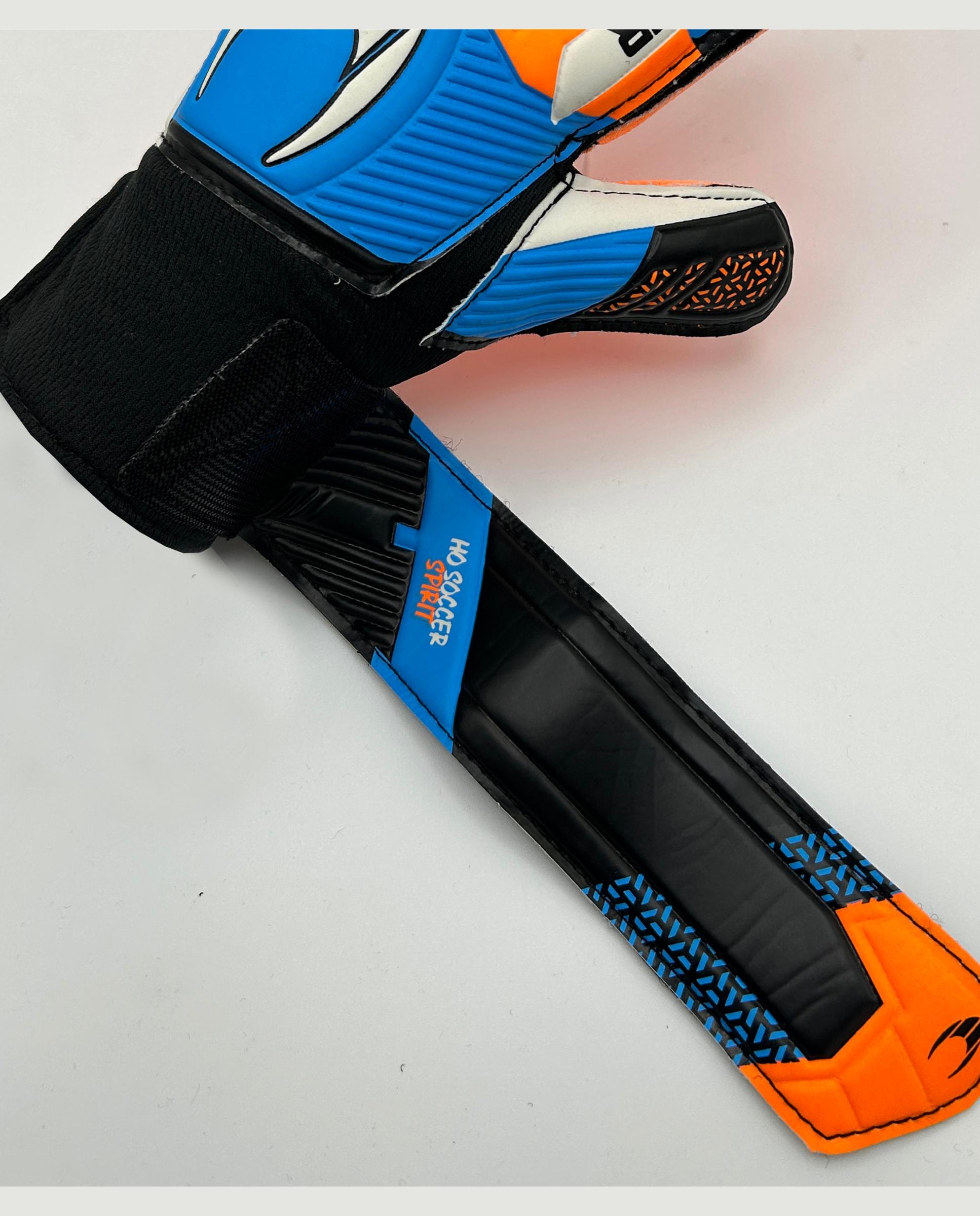 Guantes de portero de Niño KRASH FIRST Ho Soccer - Negro / Naranja Negro / Naranja-6