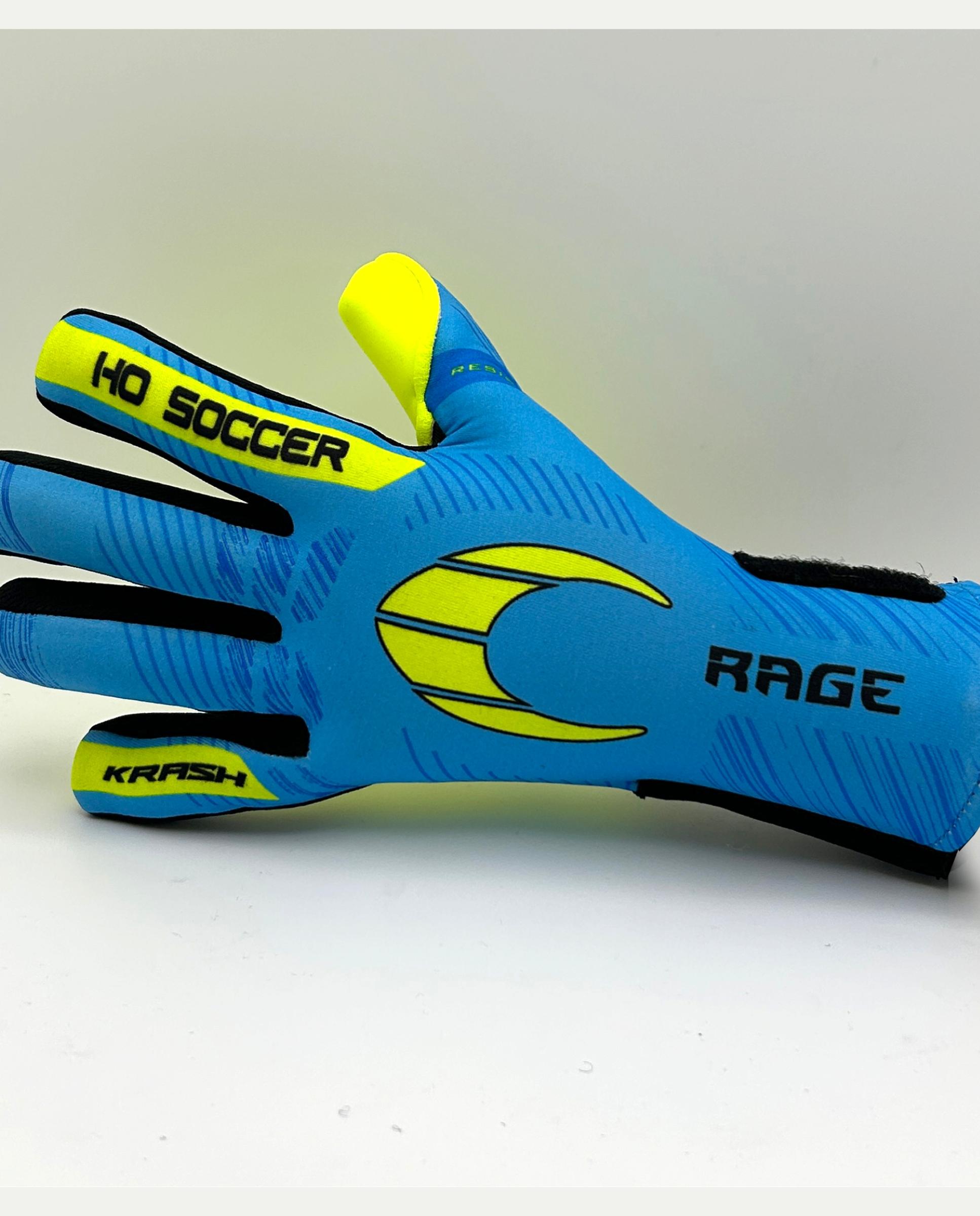 Guantes de portero de Niño KRASH RAGE Ho Soccer - Azul / Amarillo Azul / Amarillo-2