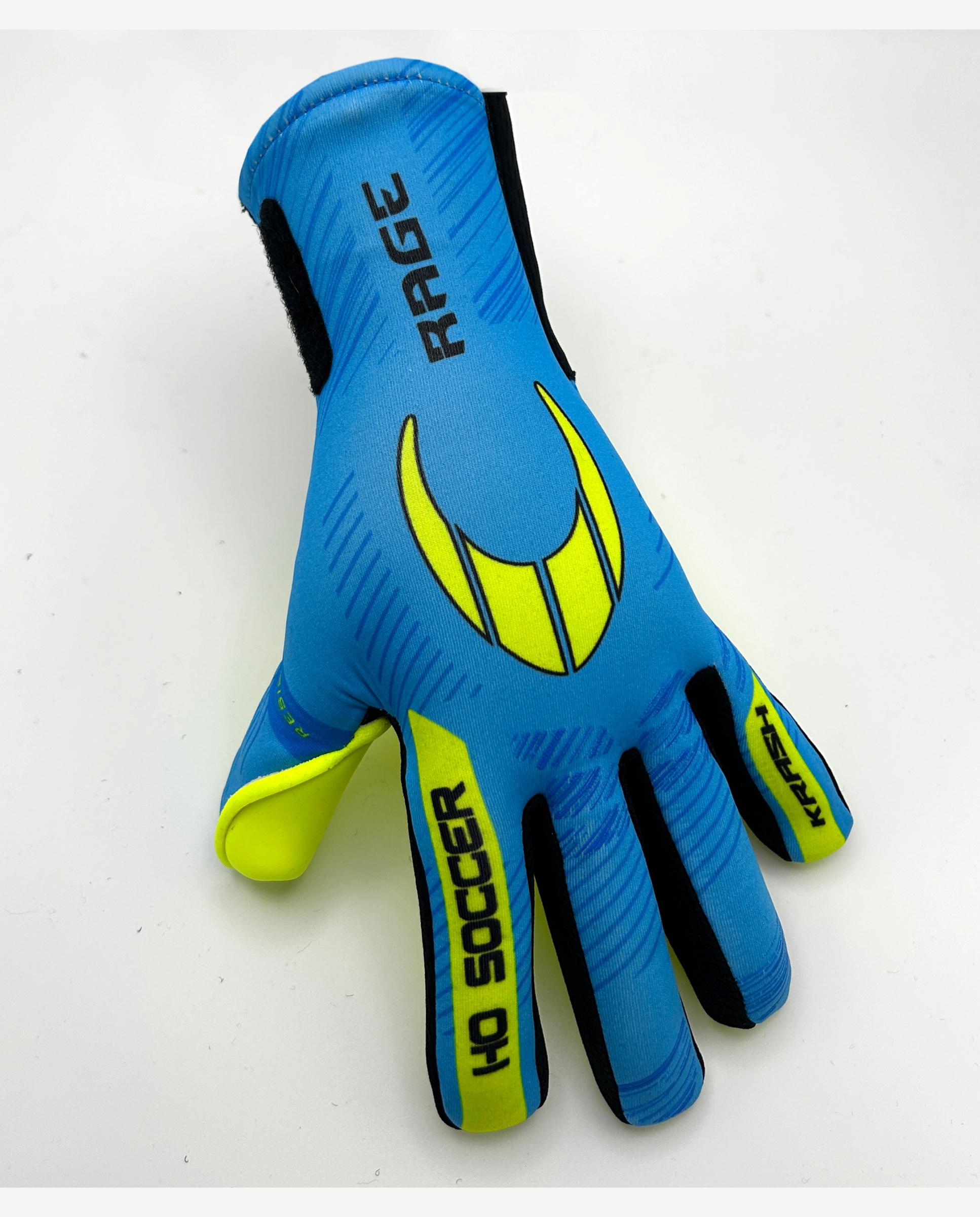 Guantes de portero de Niño KRASH RAGE Ho Soccer - Azul / Amarillo Azul / Amarillo-4