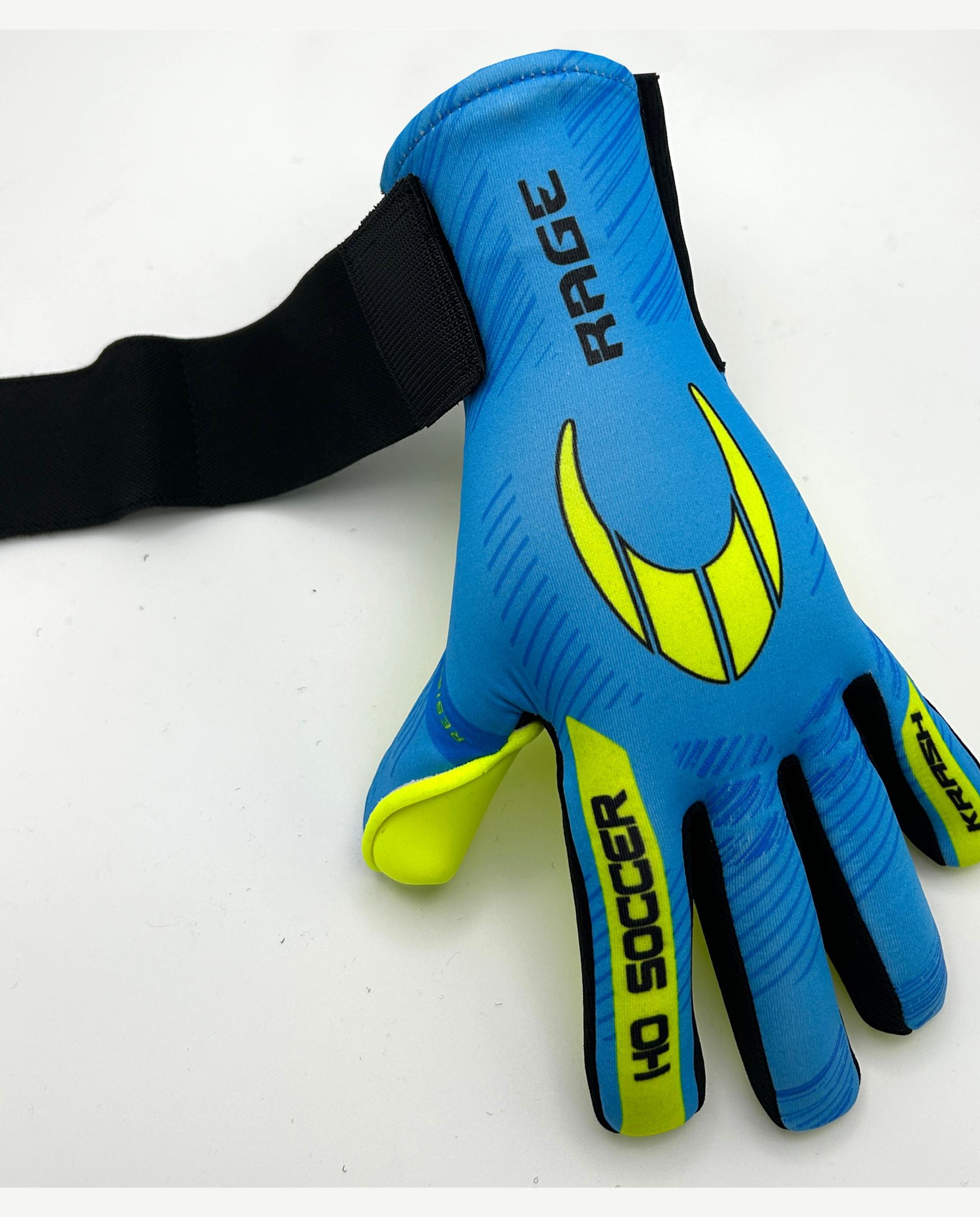 Guantes de portero de Niño KRASH RAGE Ho Soccer - Azul / Amarillo Azul / Amarillo-5