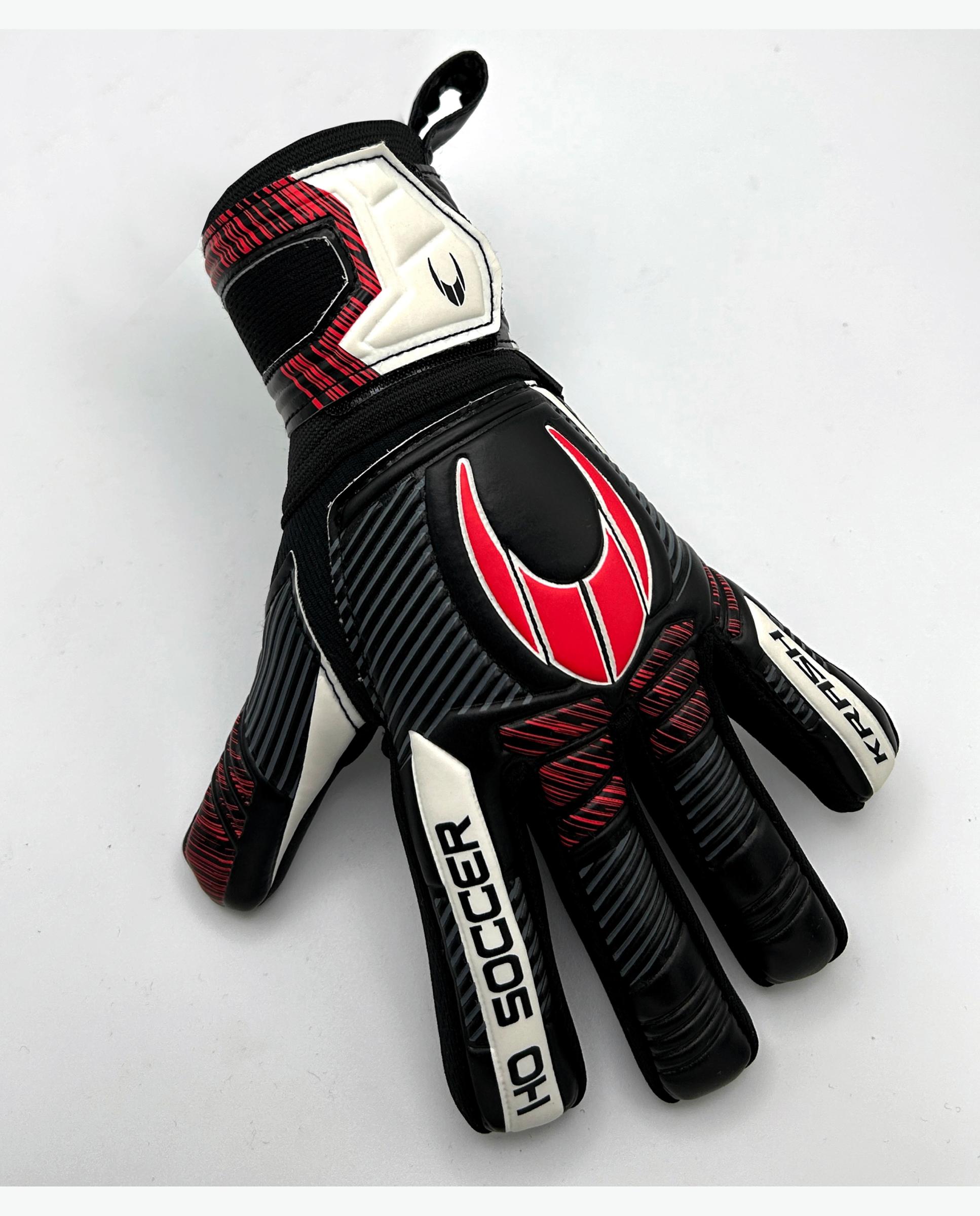 Guantes de portero de Niño KRASH PRIME Ho Soccer - Negro / Rojo Negro / Rojo-2