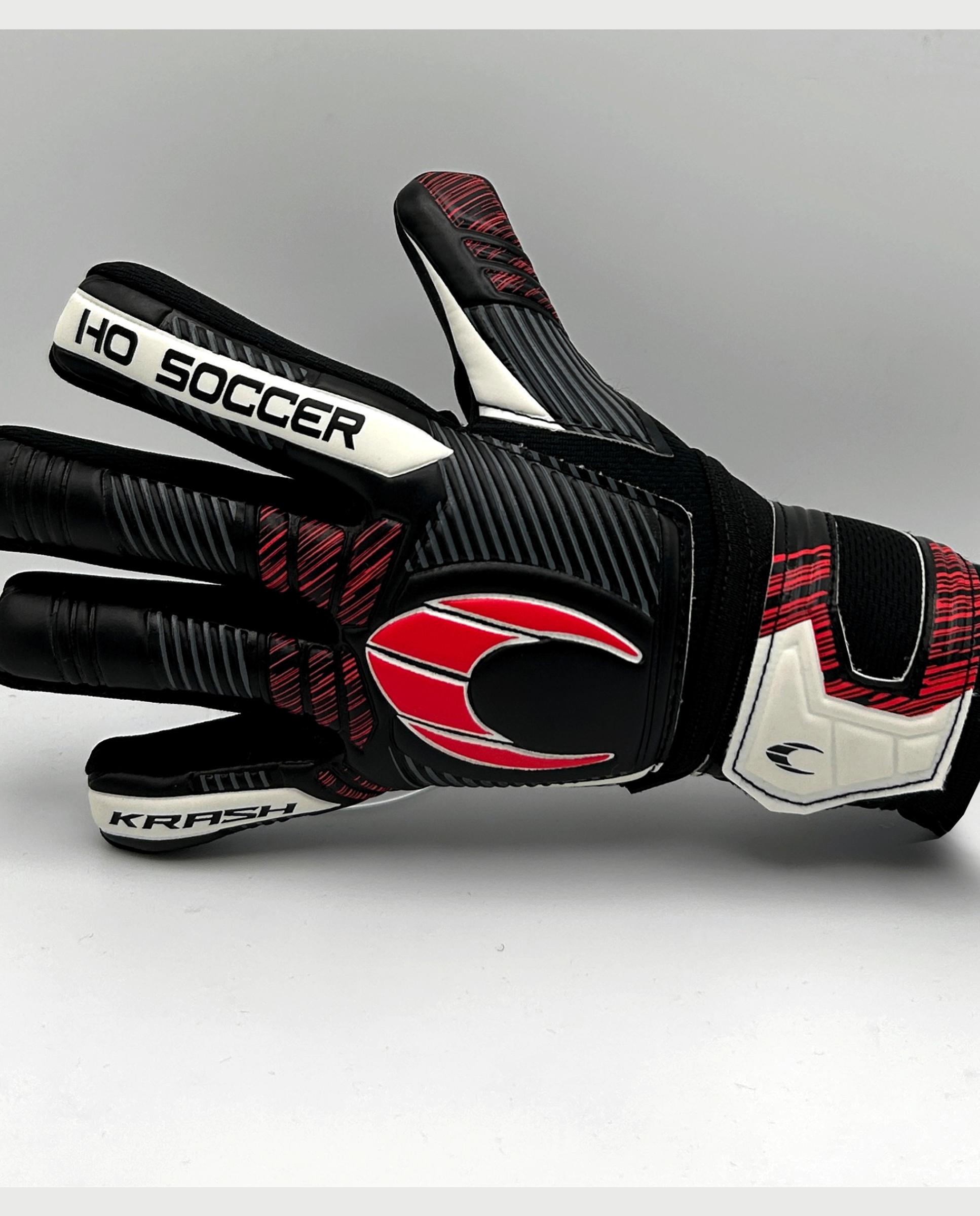 Guantes de portero de Niño KRASH PRIME Ho Soccer - Negro / Rojo Negro / Rojo-4