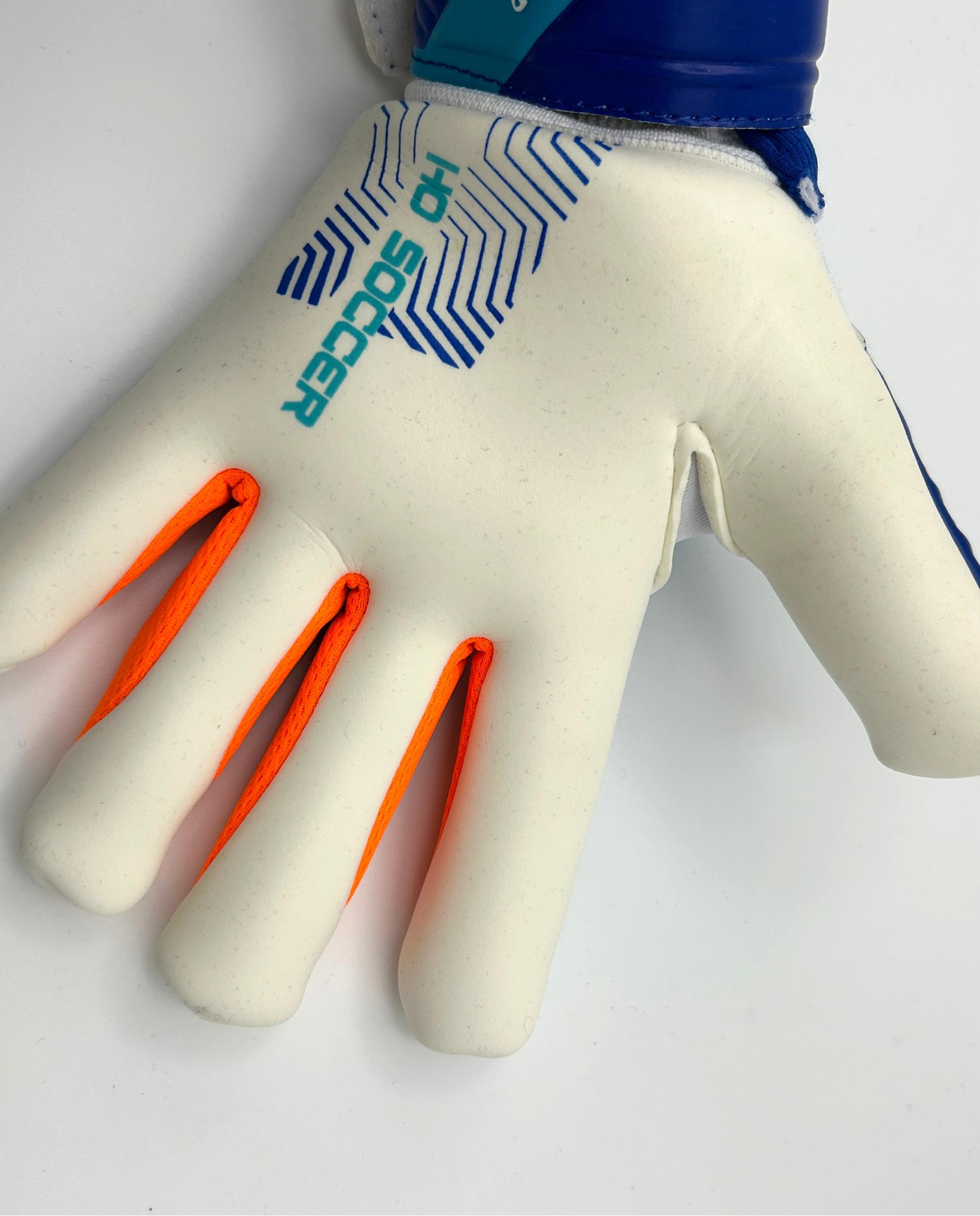 Guantes de portero de Niño KRASH PREMIUM Ho Soccer - Blanco / Azul Blanco / Azul-2