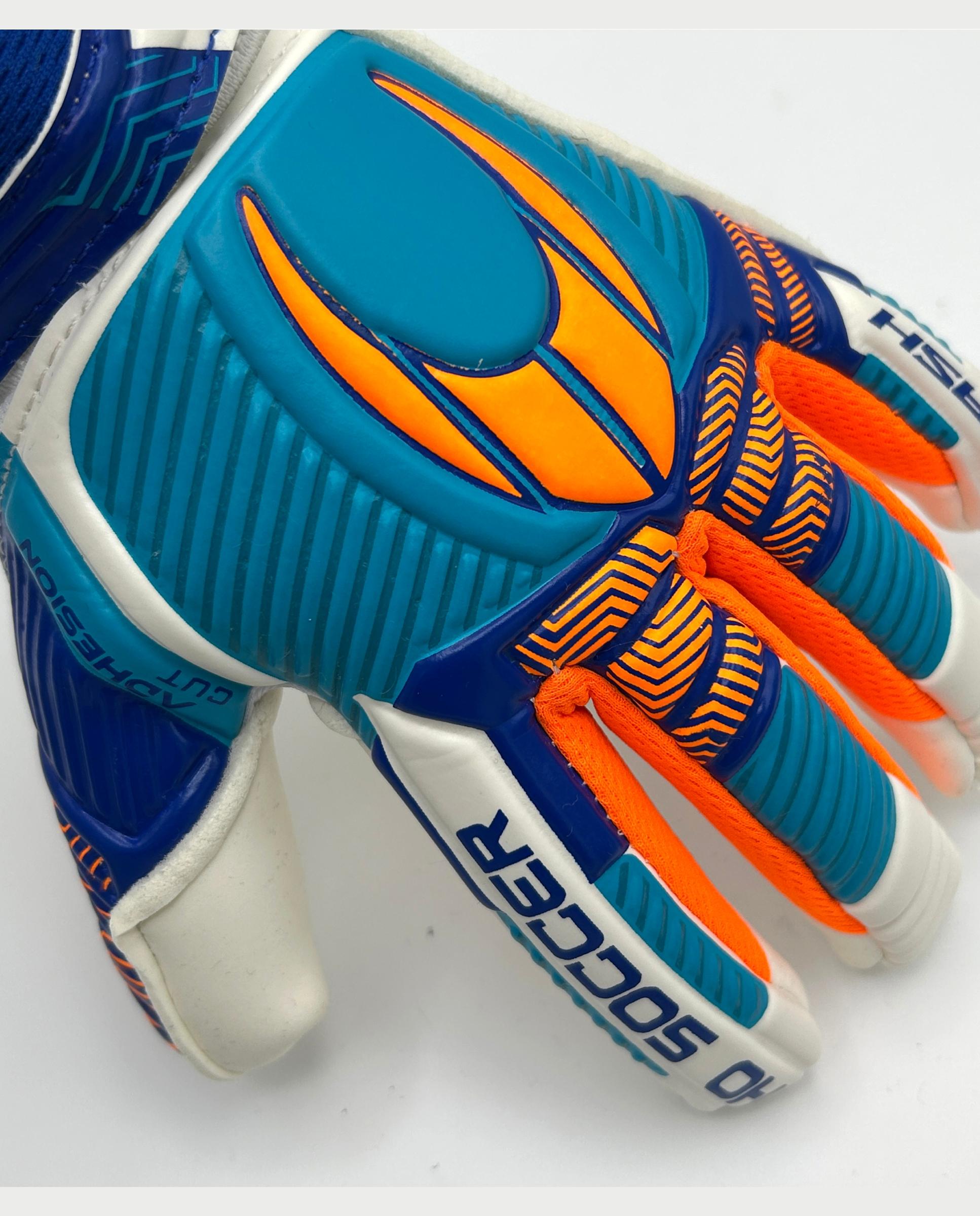 Guantes de portero de Niño KRASH PREMIUM Ho Soccer - Blanco / Azul Blanco / Azul-6