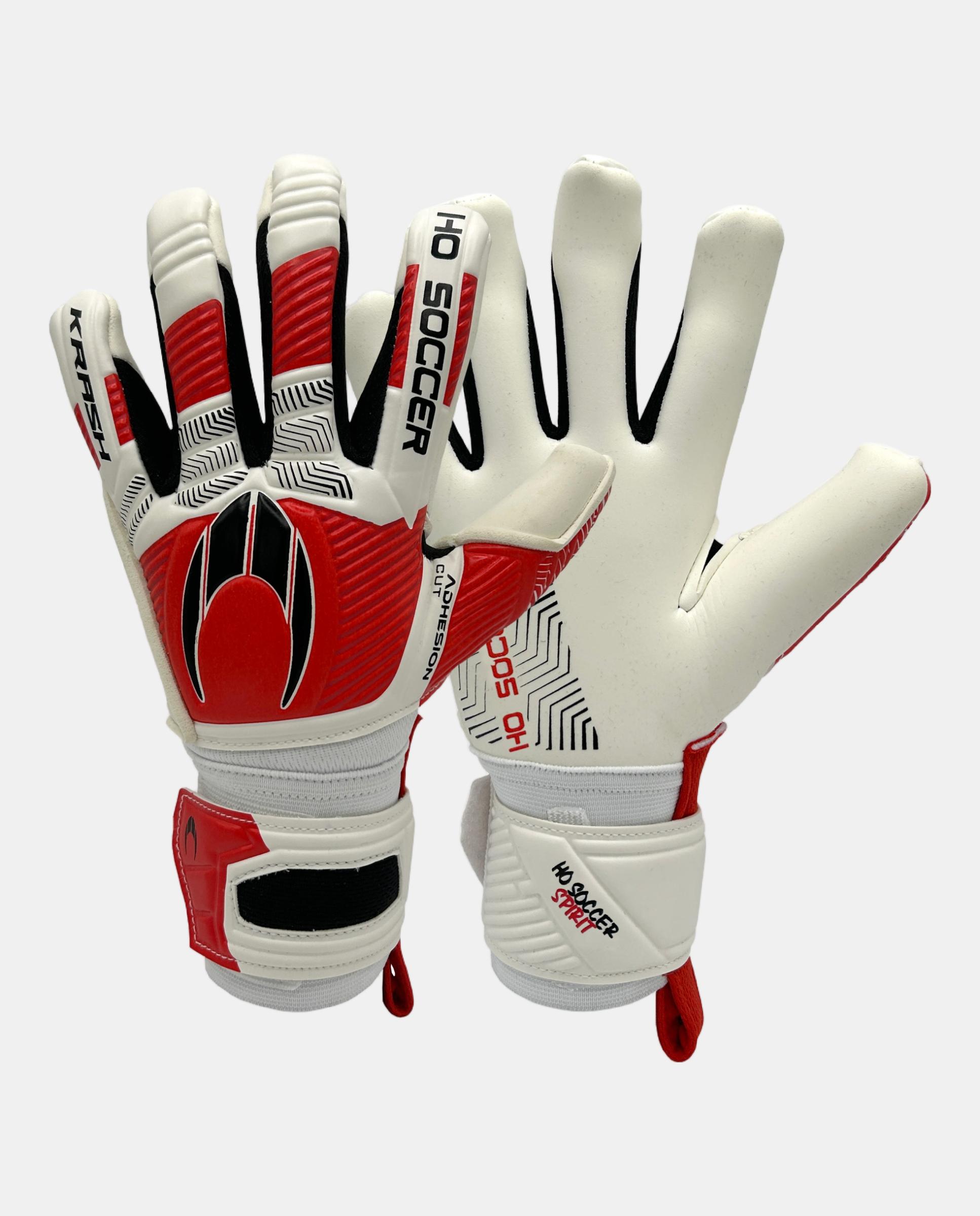 Imagen 0 de Guantes de portero de Adulto KRASH PREMIUM Ho Soccer Blanco / Rojo