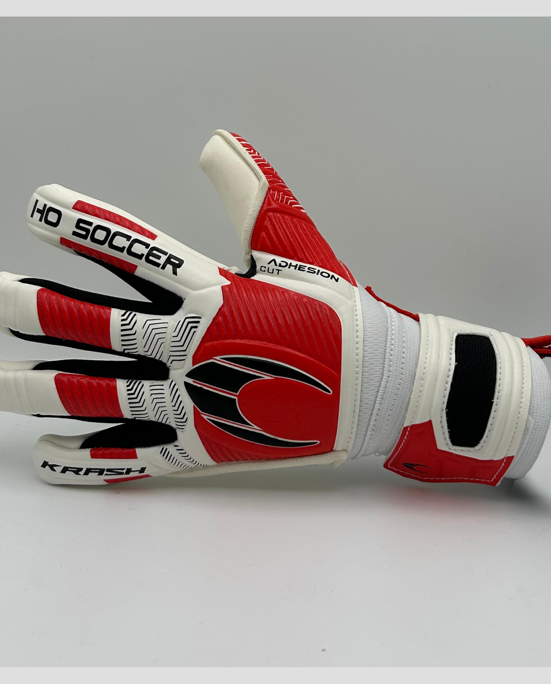 Guantes de portero de Adulto KRASH PREMIUM Ho Soccer - Blanco / Rojo Blanco / Rojo-2