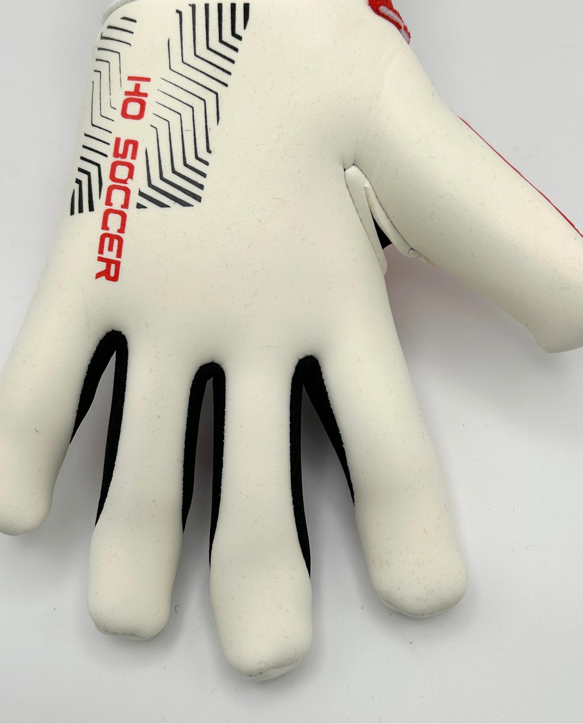 Guantes de portero de Adulto KRASH PREMIUM Ho Soccer - Blanco / Rojo Blanco / Rojo-3