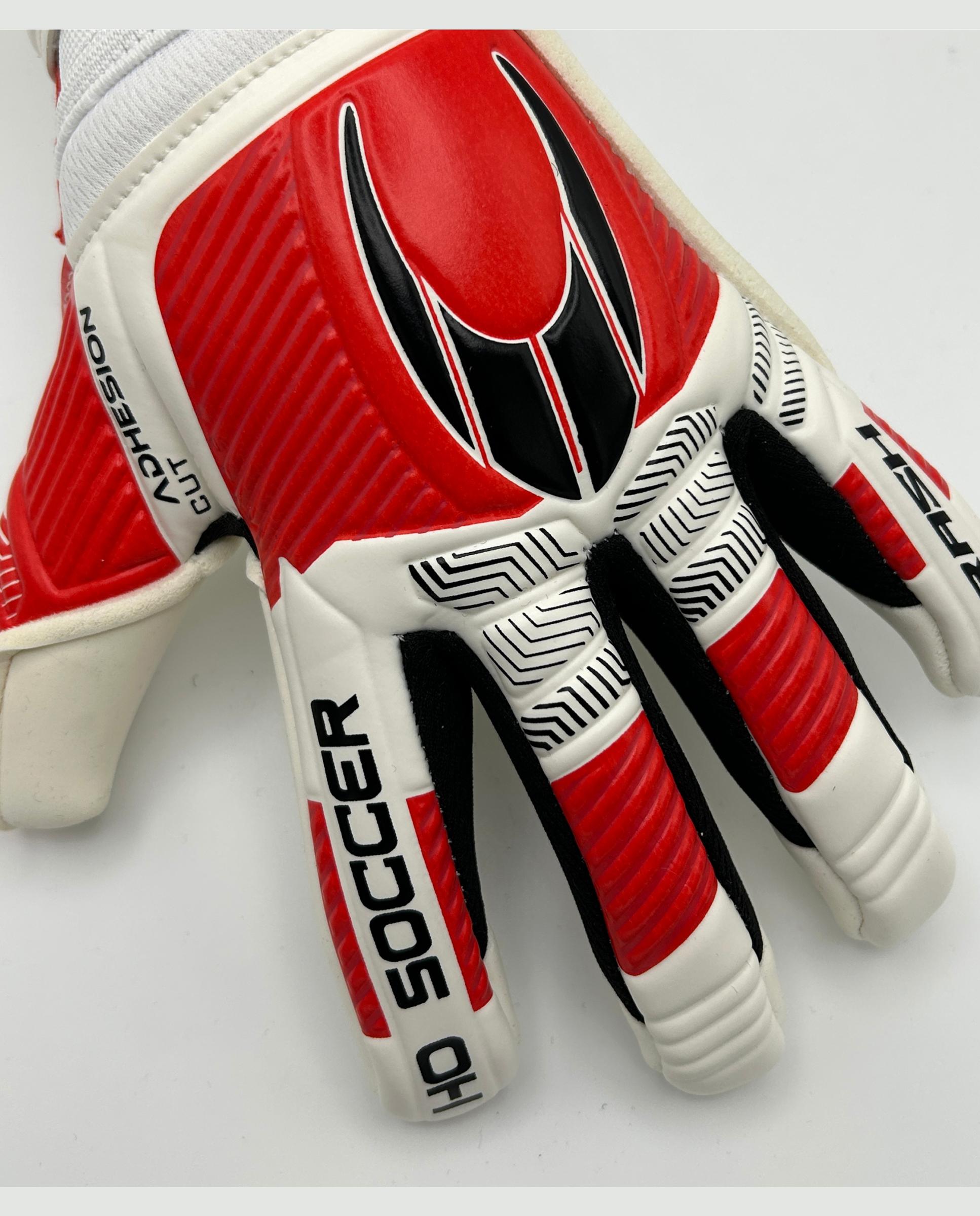 Guantes de portero de Adulto KRASH PREMIUM Ho Soccer - Blanco / Rojo Blanco / Rojo-6