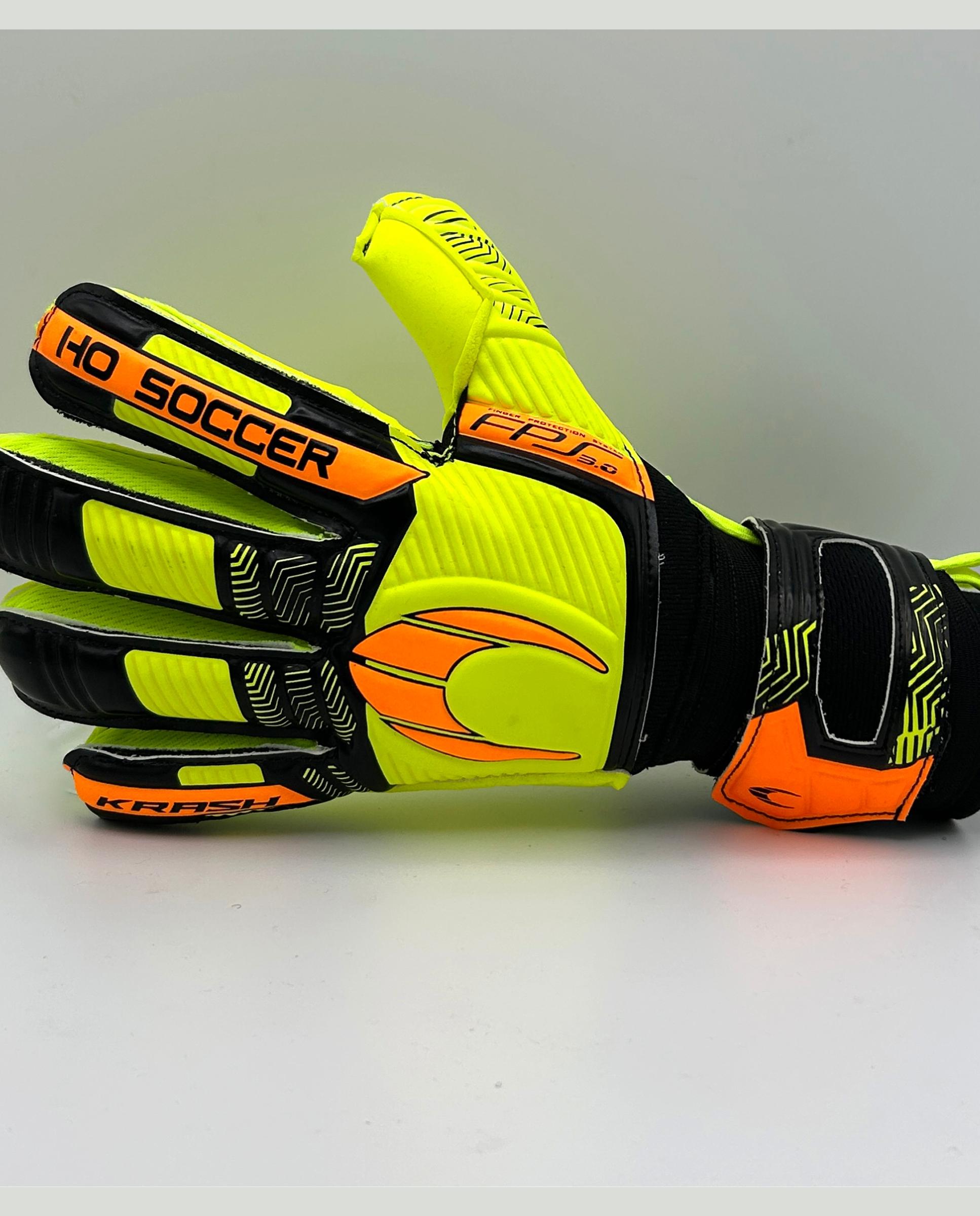 Guantes de portero de Adulto KRASH PROTEK Ho Soccer - Negro / Naranja Negro / Naranja-2